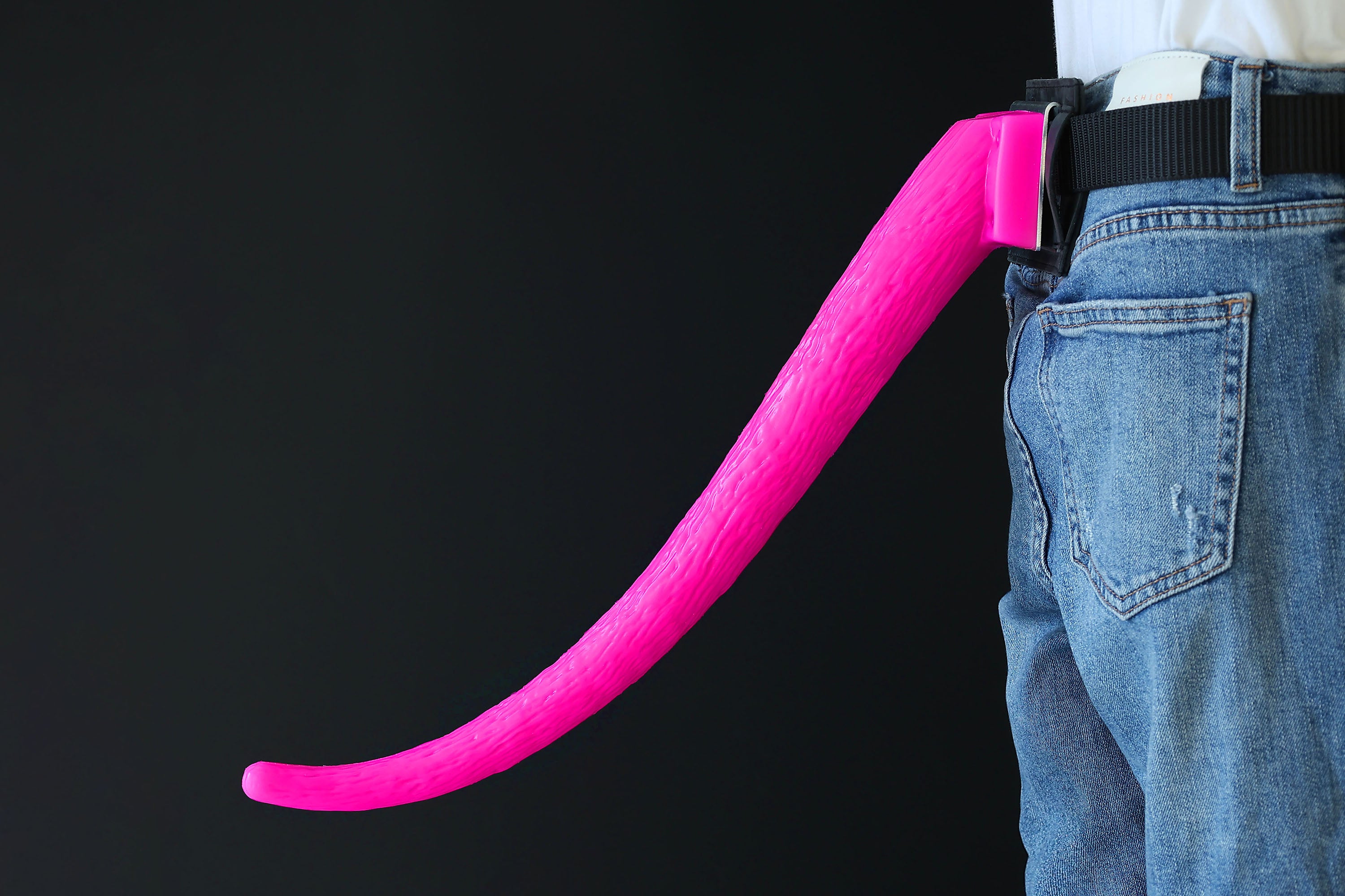 Hypermotion tail silicone core with secure leather holster hyper motion tail wagging tail kemonomimi therian silicone core tail supermotion