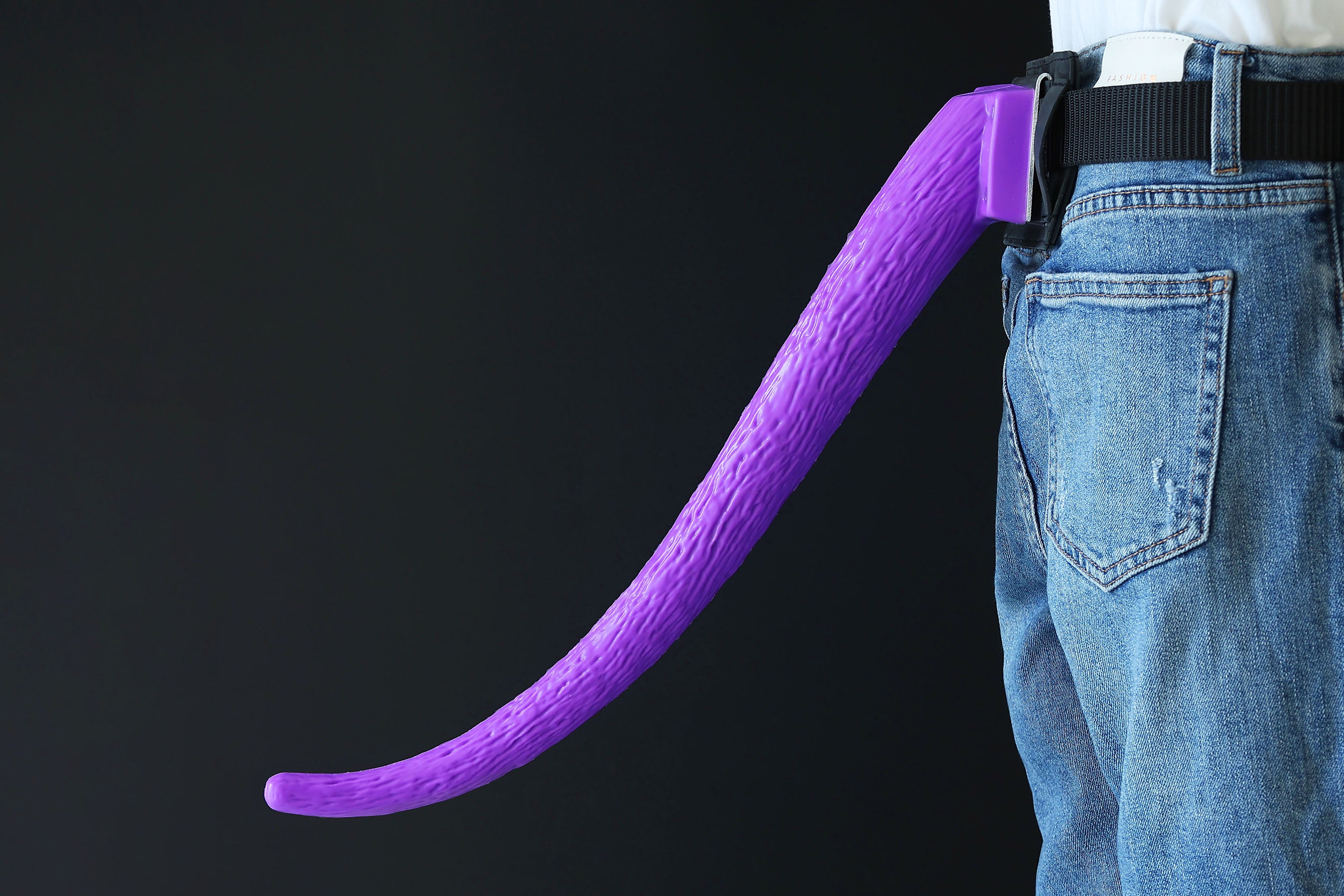 Hypermotion tail silicone core with secure leather holster hyper motion tail wagging tail kemonomimi therian silicone core tail supermotion