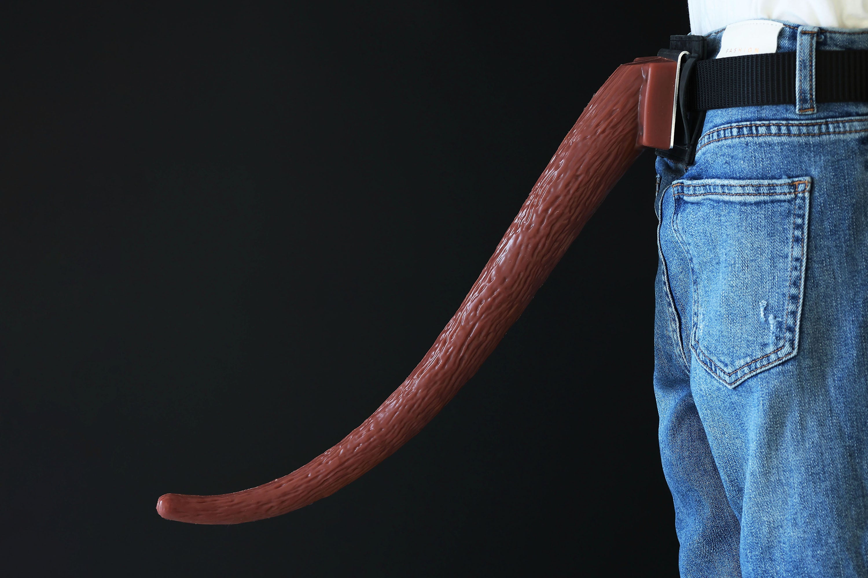 Hypermotion tail silicone core with secure leather holster hyper motion tail wagging tail kemonomimi therian silicone core tail supermotion