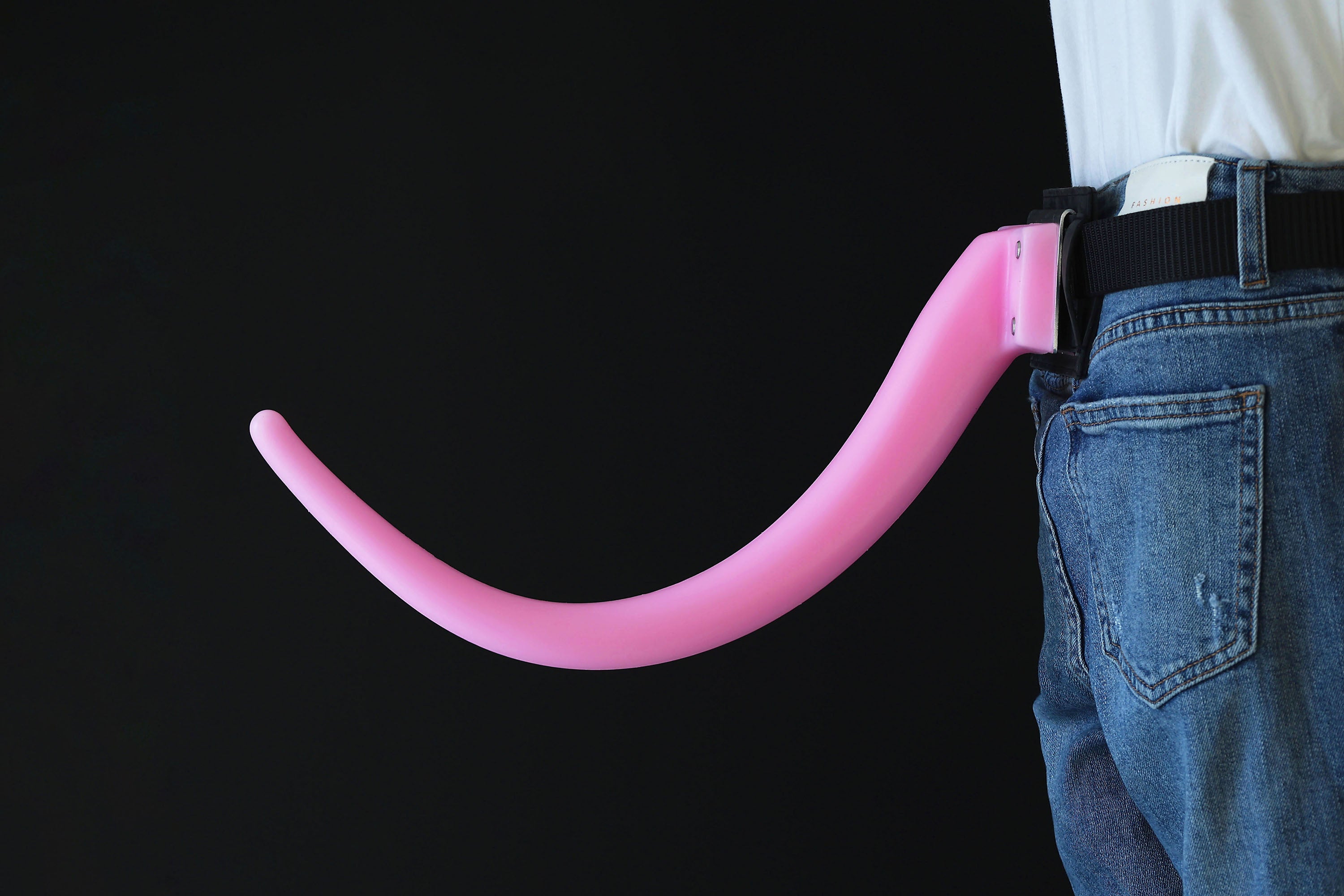 Hypermotion tail silicone core with secure leather holster hyper motion tail wagging tail kemonomimi therian silicone core tail supermotion