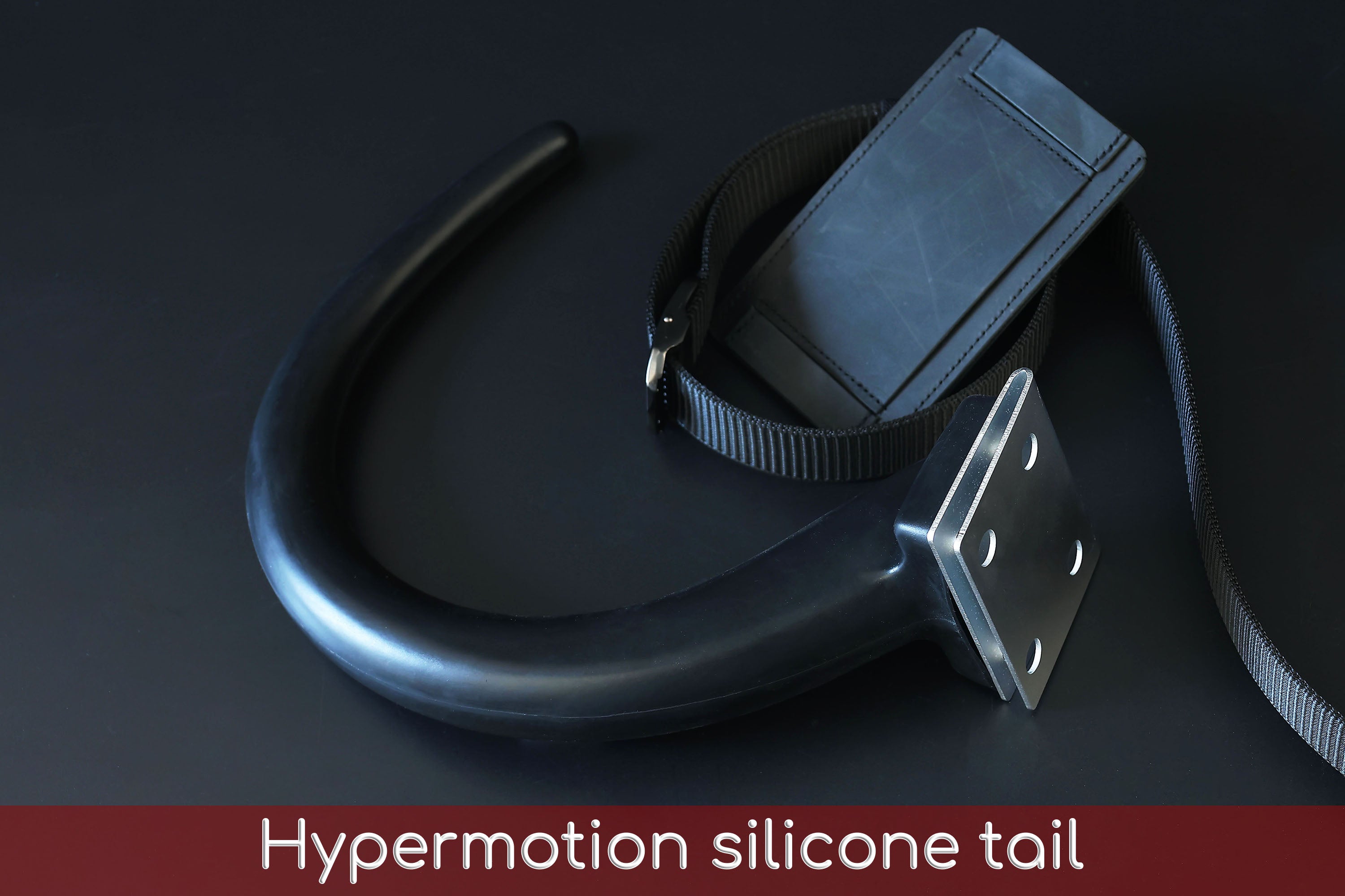 Hypermotion tail silicone core with secure leather holster hyper motion tail wagging tail kemonomimi therian silicone core tail supermotion（副本）