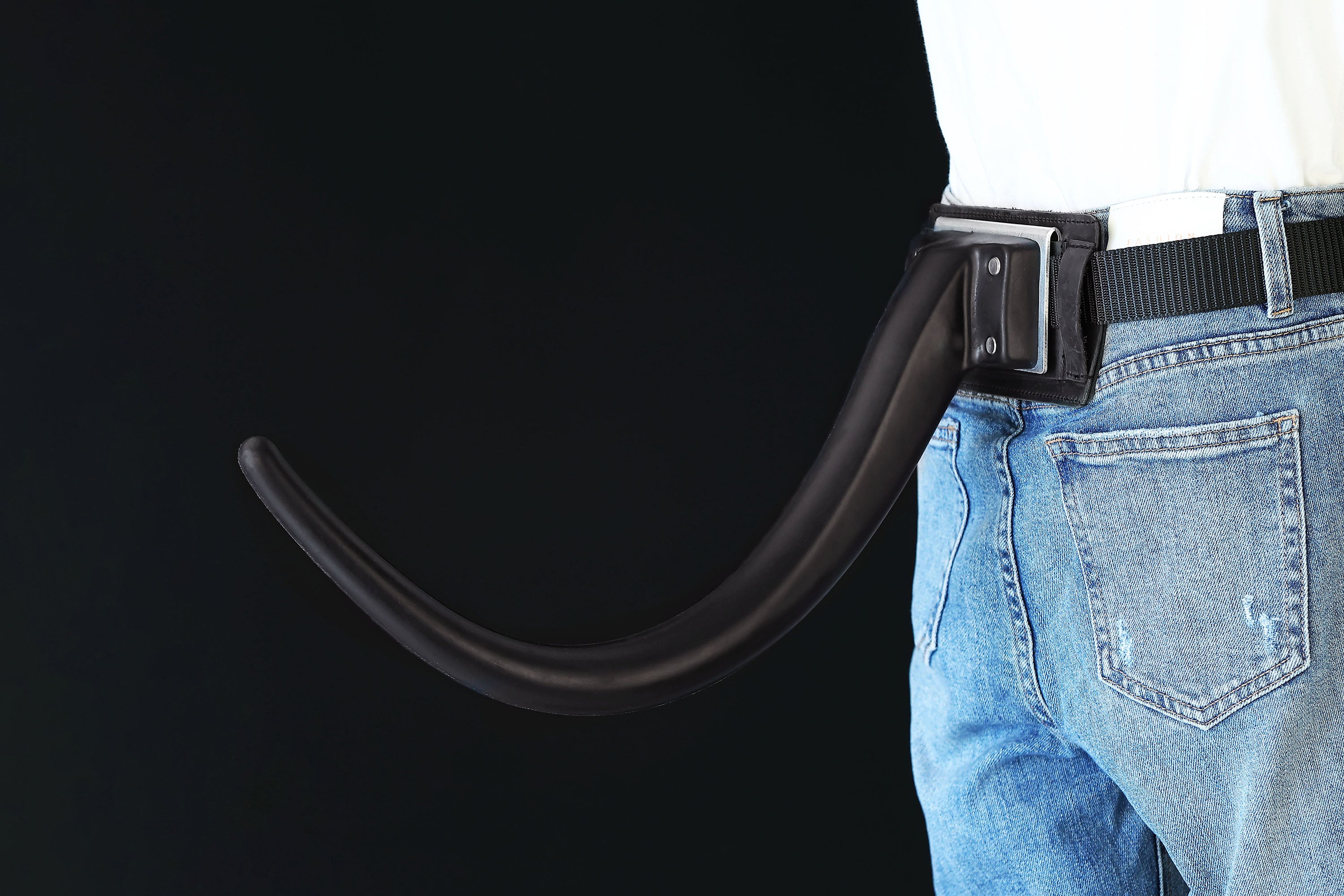 Hypermotion tail silicone core with secure leather holster hyper motion tail wagging tail kemonomimi therian silicone core tail supermotion（副本）