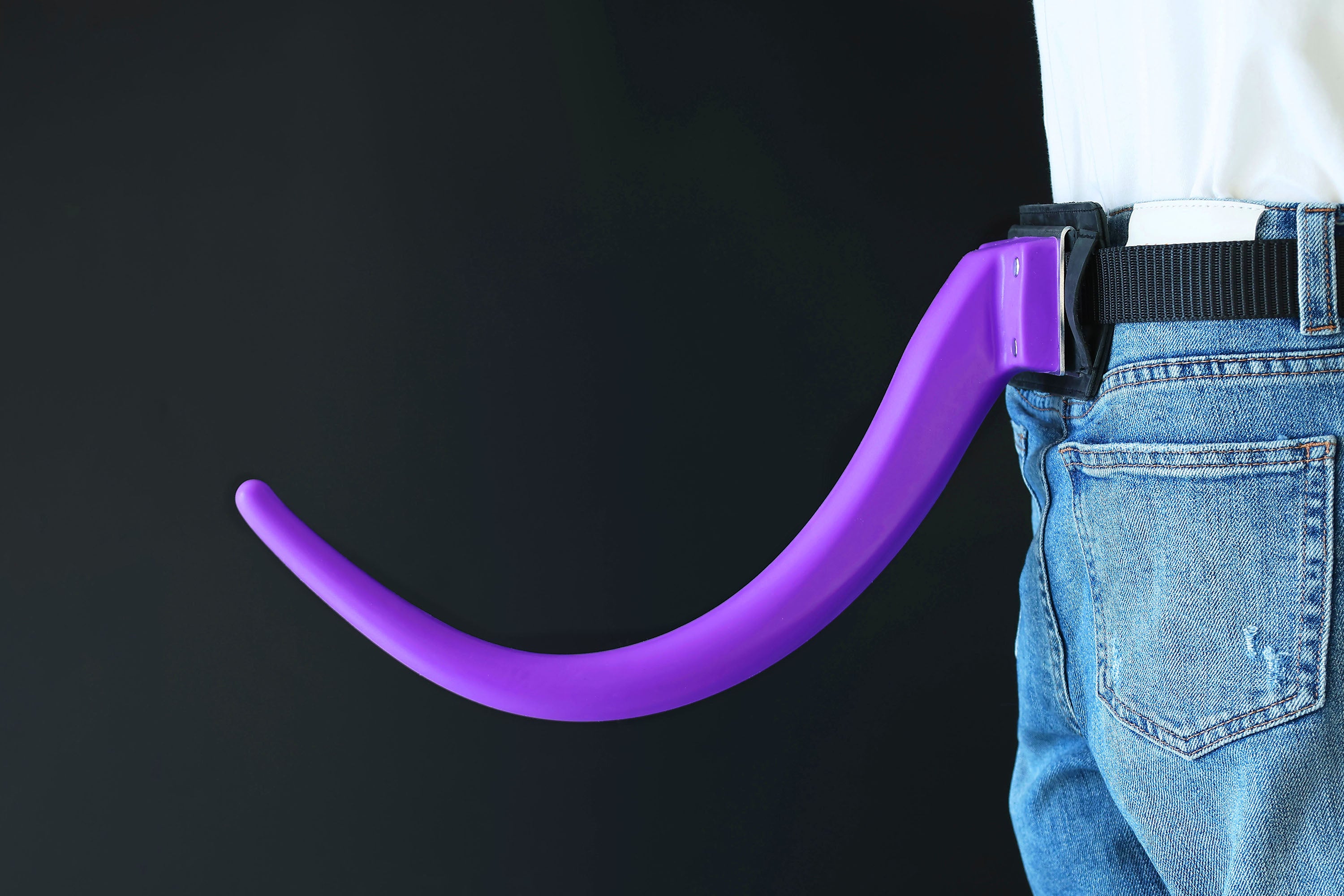 Hypermotion tail silicone core with secure leather holster hyper motion tail wagging tail kemonomimi therian silicone core tail supermotion