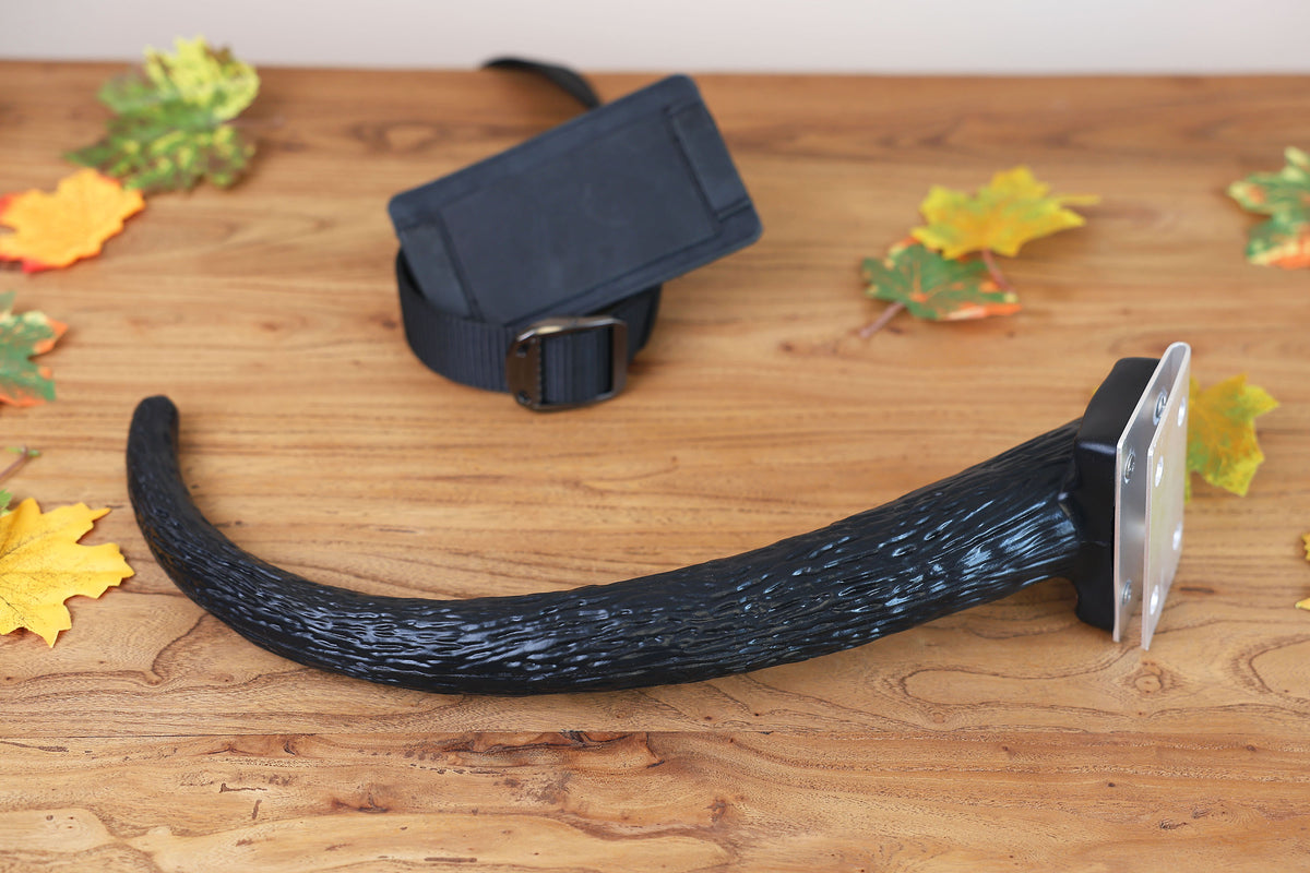 Hypermotion tail silicone core with secure leather holster hyper motion tail wagging tail kemonomimi therian silicone core tail supermotion