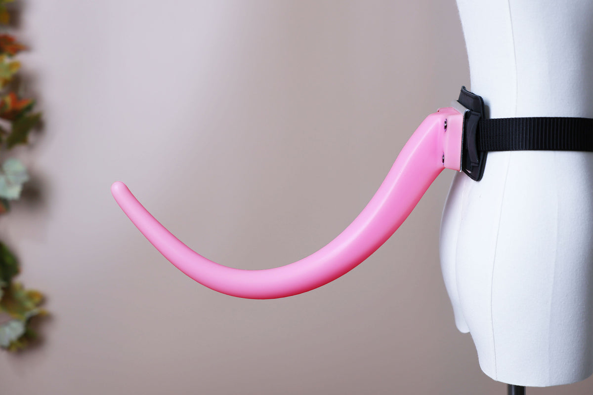 Hypermotion tail silicone core with secure leather holster hyper motion tail wagging tail kemonomimi therian silicone core tail supermotion