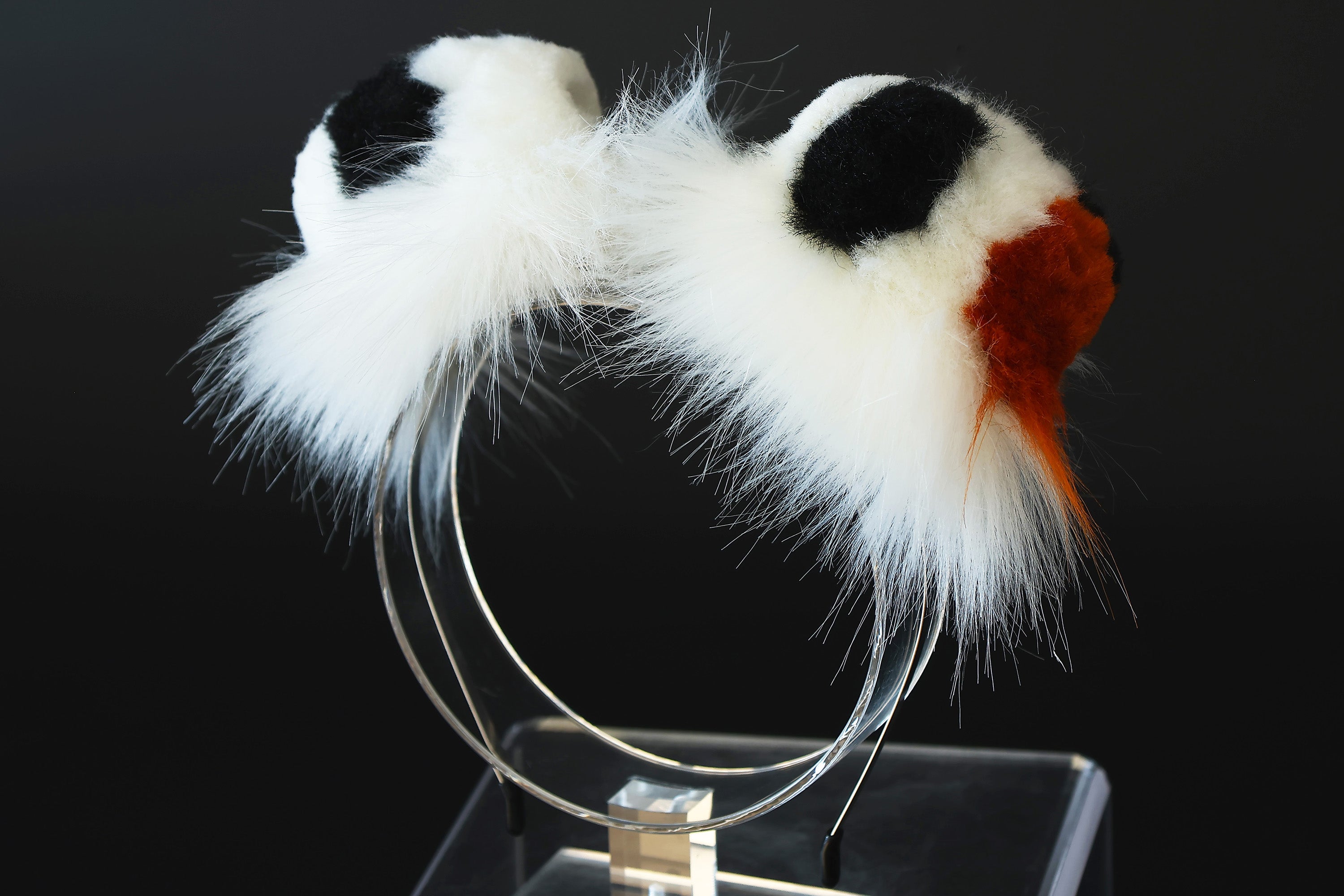 Calico shepherd dog tail and ear faux fur splicing Shiba Inu dog ear and tail butt plug anime cosplay therian puppy ear tail puppy girl kemonomimi puppyboy