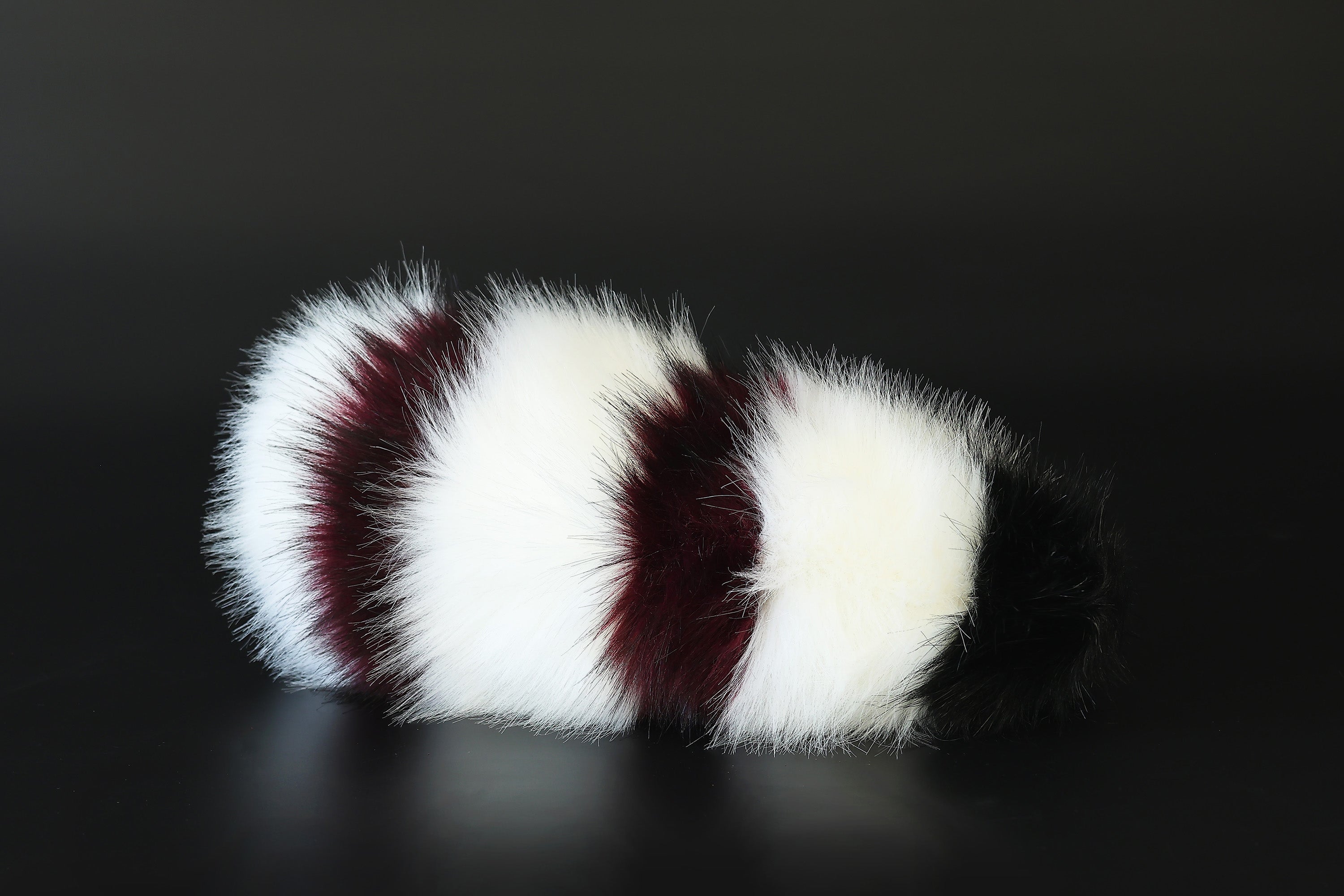 Faux fur handmade raccoon ears and tail kemonomimi red panda ear and tail butt plug anime cosplay cute bear panda ear and tail therian halloween gift