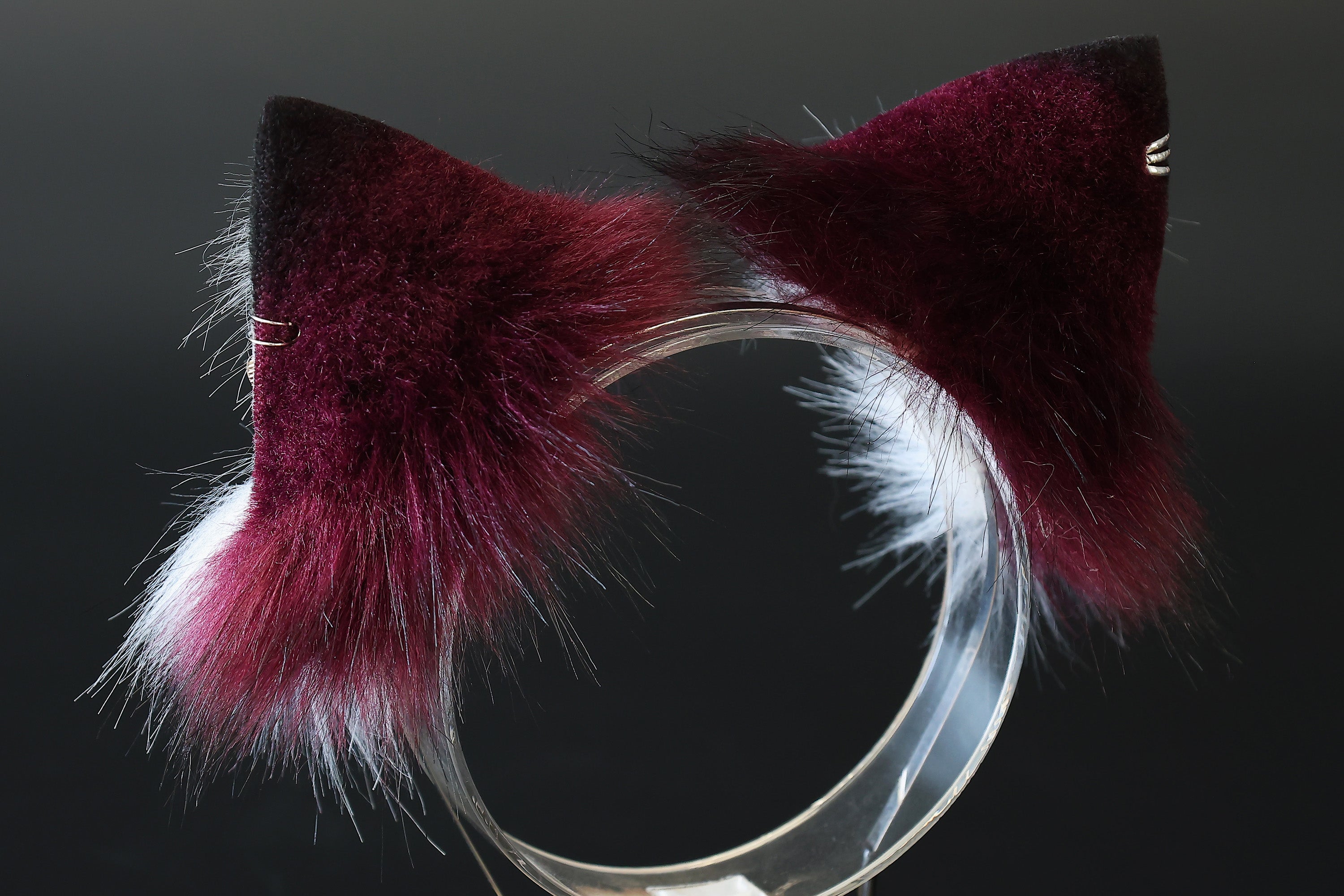 Faux fur handmade raccoon ears and tail kemonomimi red panda ear and tail butt plug anime cosplay cute bear panda ear and tail therian halloween gift