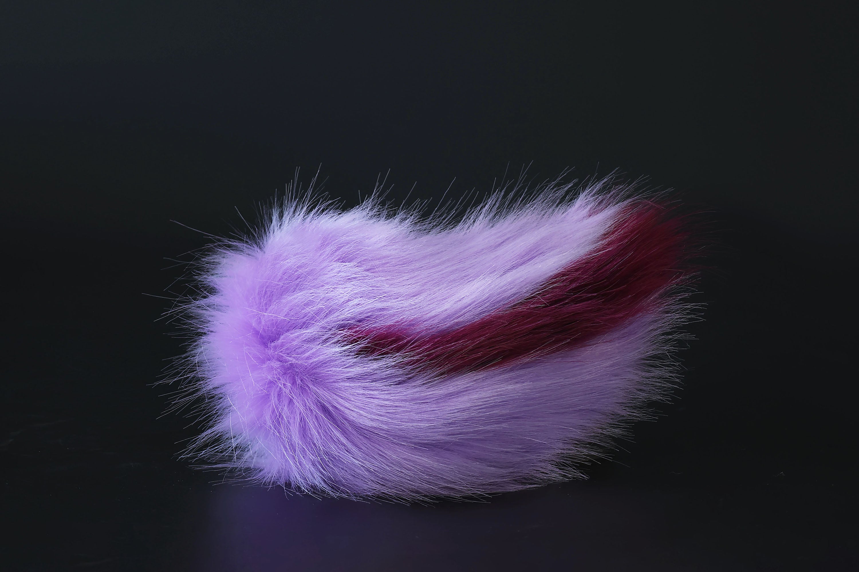 Purple faux fur bunny ear and tail bendable bunny ear cosplay rabbit ear and tail anime cosplay rabbit kemonomimi bunny therian