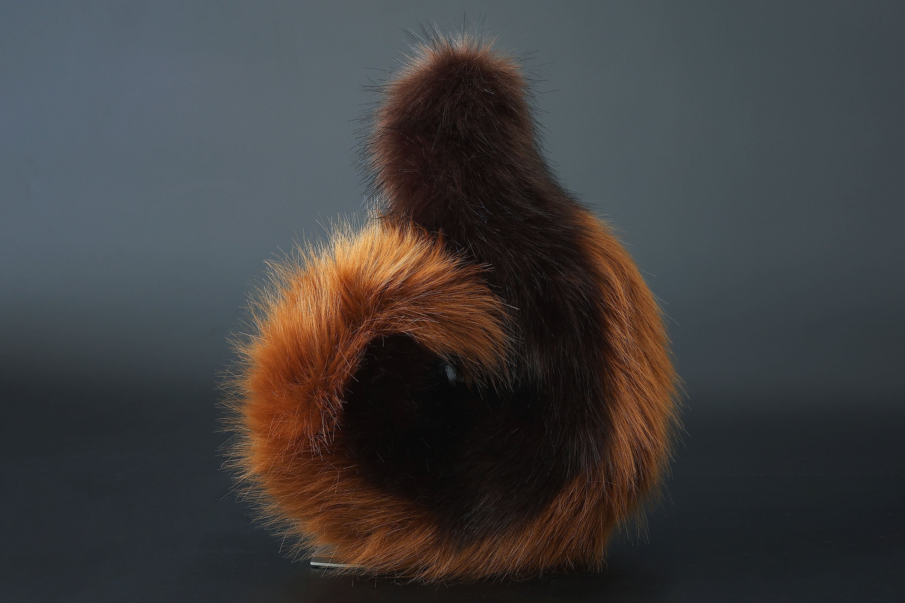 Brown puppy ear and tail plug set kemonomimi Shepherd dog ear and tail plug set Shiba Inu dog ear and tail butt plug set cosplay petplay puppy play