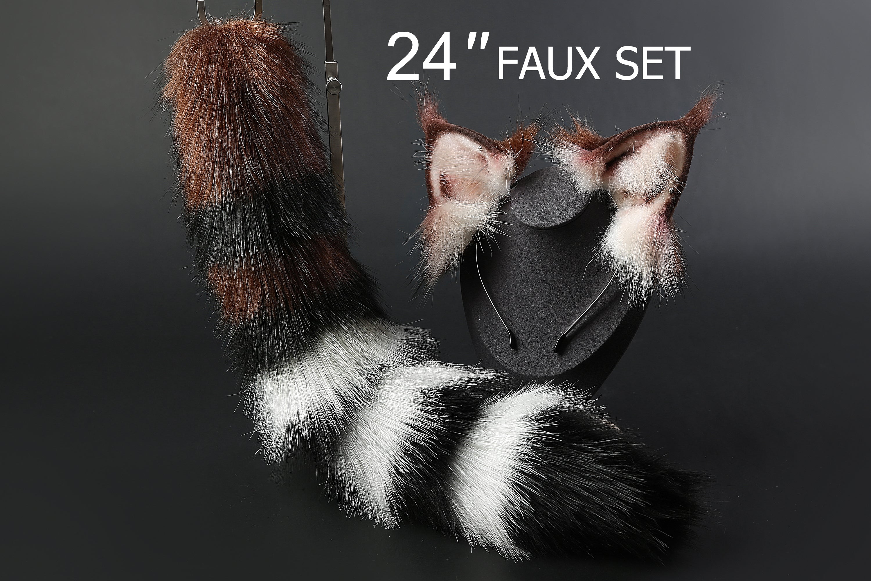 lynx cat tail plug and ear set cat tail butt plug and ear kitten tail Aliriga lynx cat tail plug and ear set cat tail butt plug and ear kitten tail Aliriga