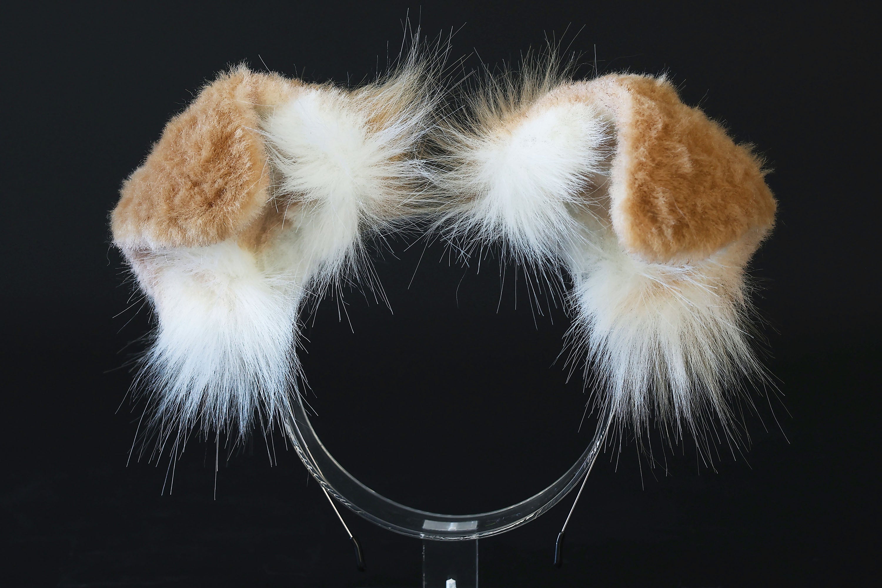 Blonde white puppy ear and tail plug set kemonomimi Shepherd dog ear and tail plug set Shiba Inu dog ear and tail butt plug set cosplay petplay puppy play