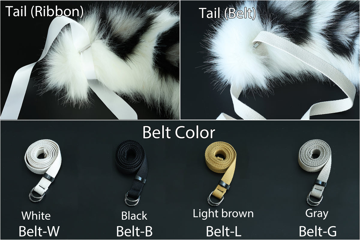 Blue merle border collie dog tail and ear realistic faux fur dog ear and tail anime cosplay therian puppy ear and tail butt plug dog kemonomimi furry