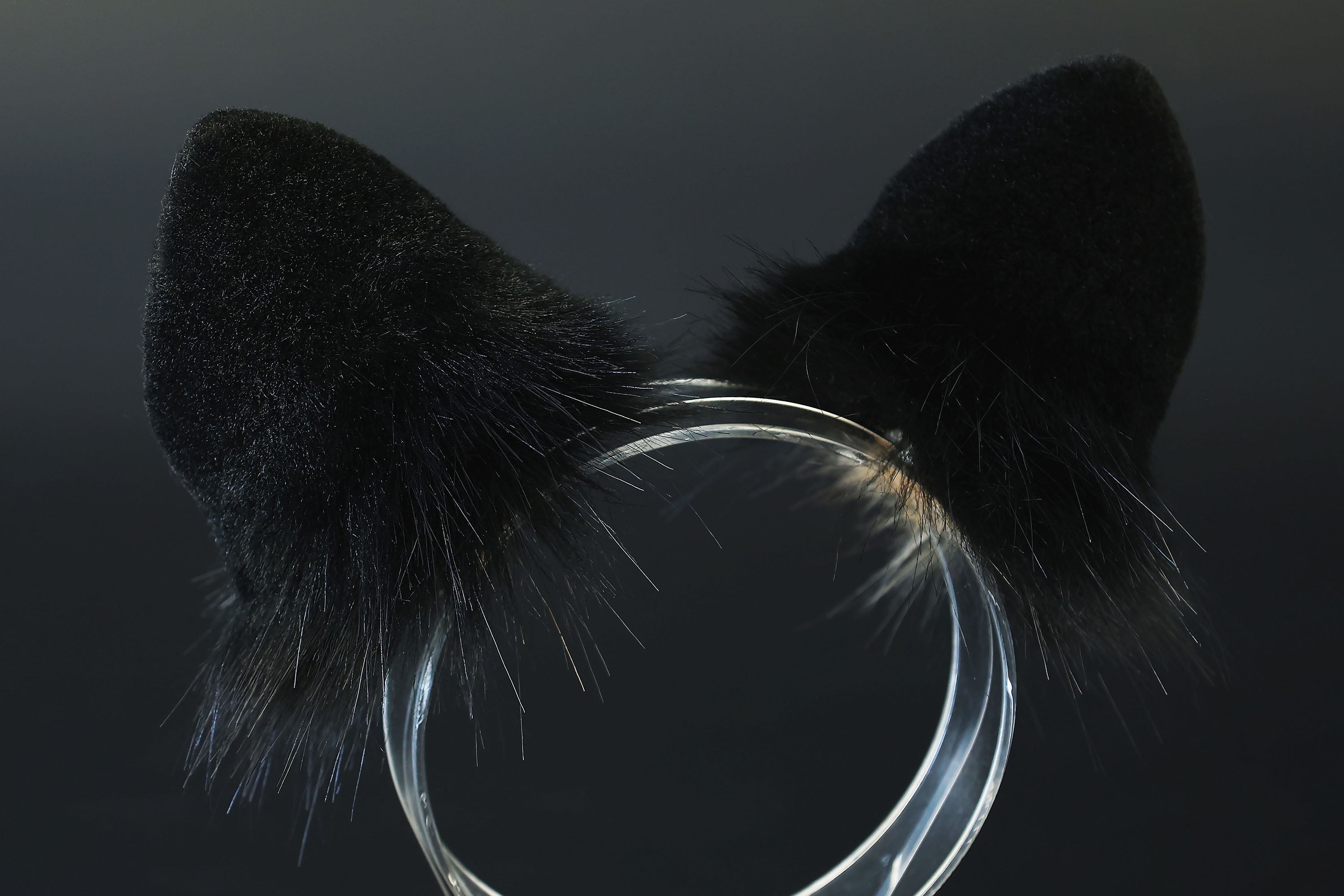 Faux fur spotted hyena ears and tail butt plug costume animal cosplay hyena kemonomimi brown hyena dog tail and ears therian african wild dog furry