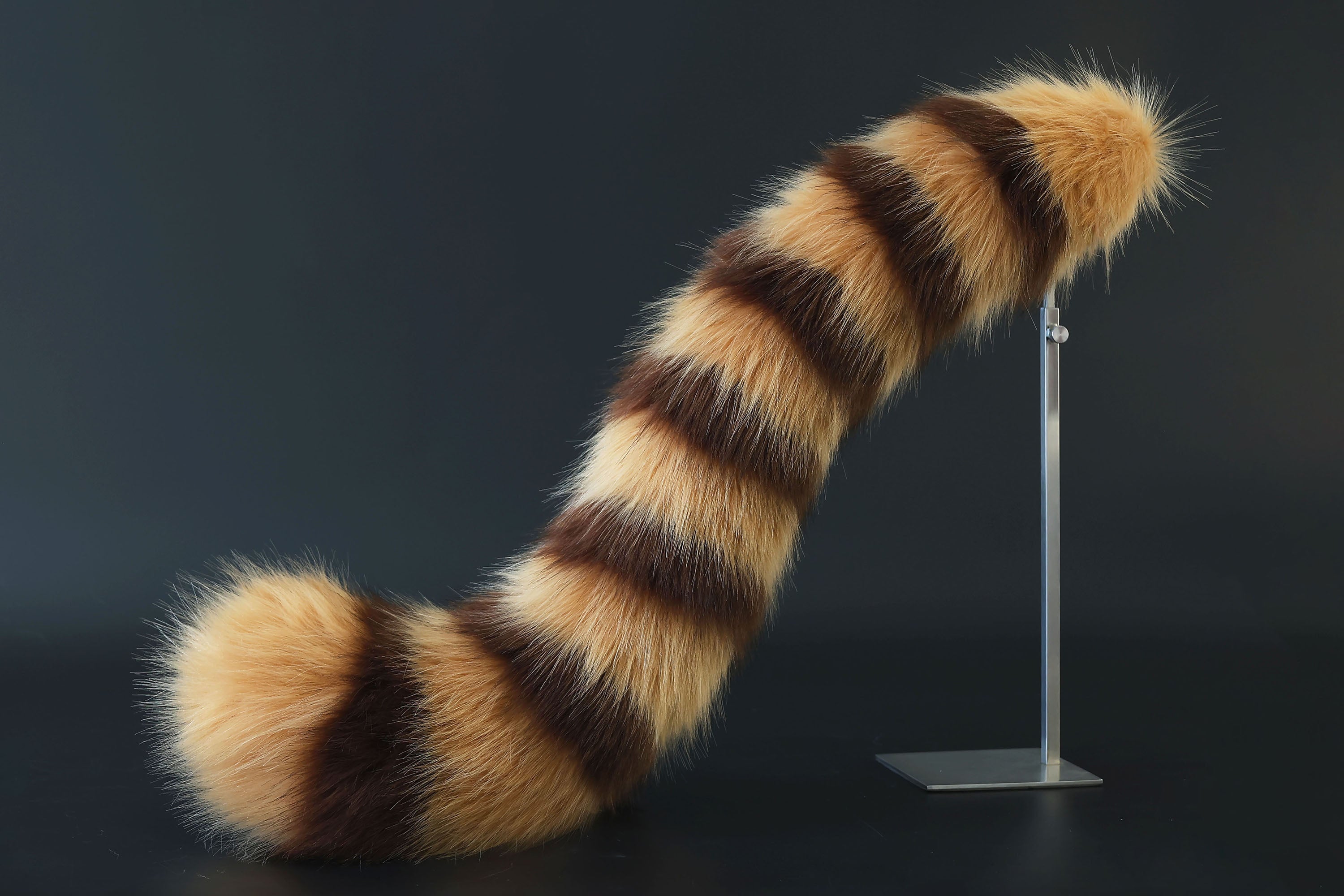 Realistic faux fur red panda ear and tail kemonomimi lesser panda ear and tail butt plug firefoxtherian anime cosplay raccoon ear and tail furry gift