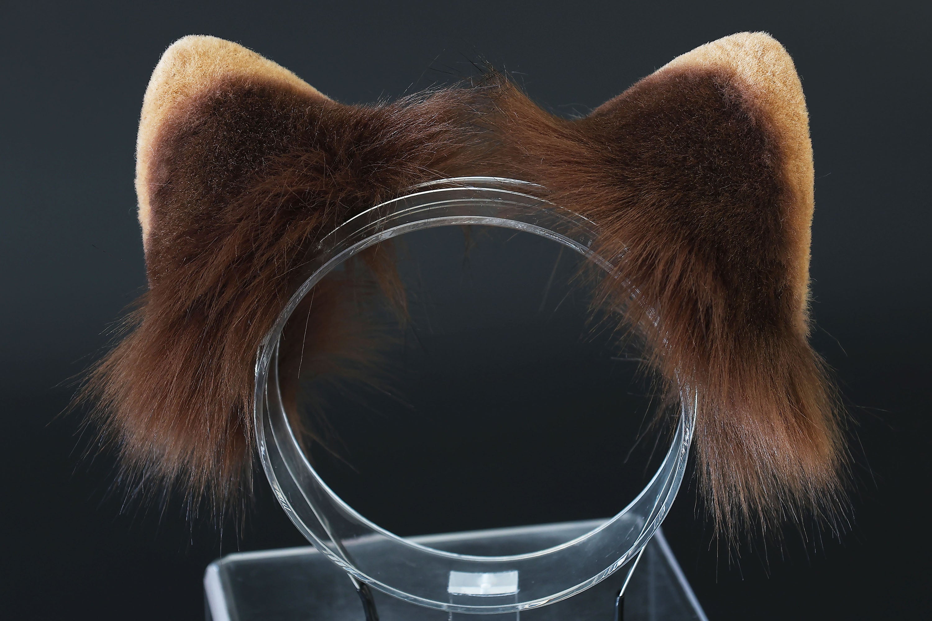 Realistic faux fur red panda ear and tail kemonomimi lesser panda ear and tail butt plug firefoxtherian anime cosplay raccoon ear and tail furry gift