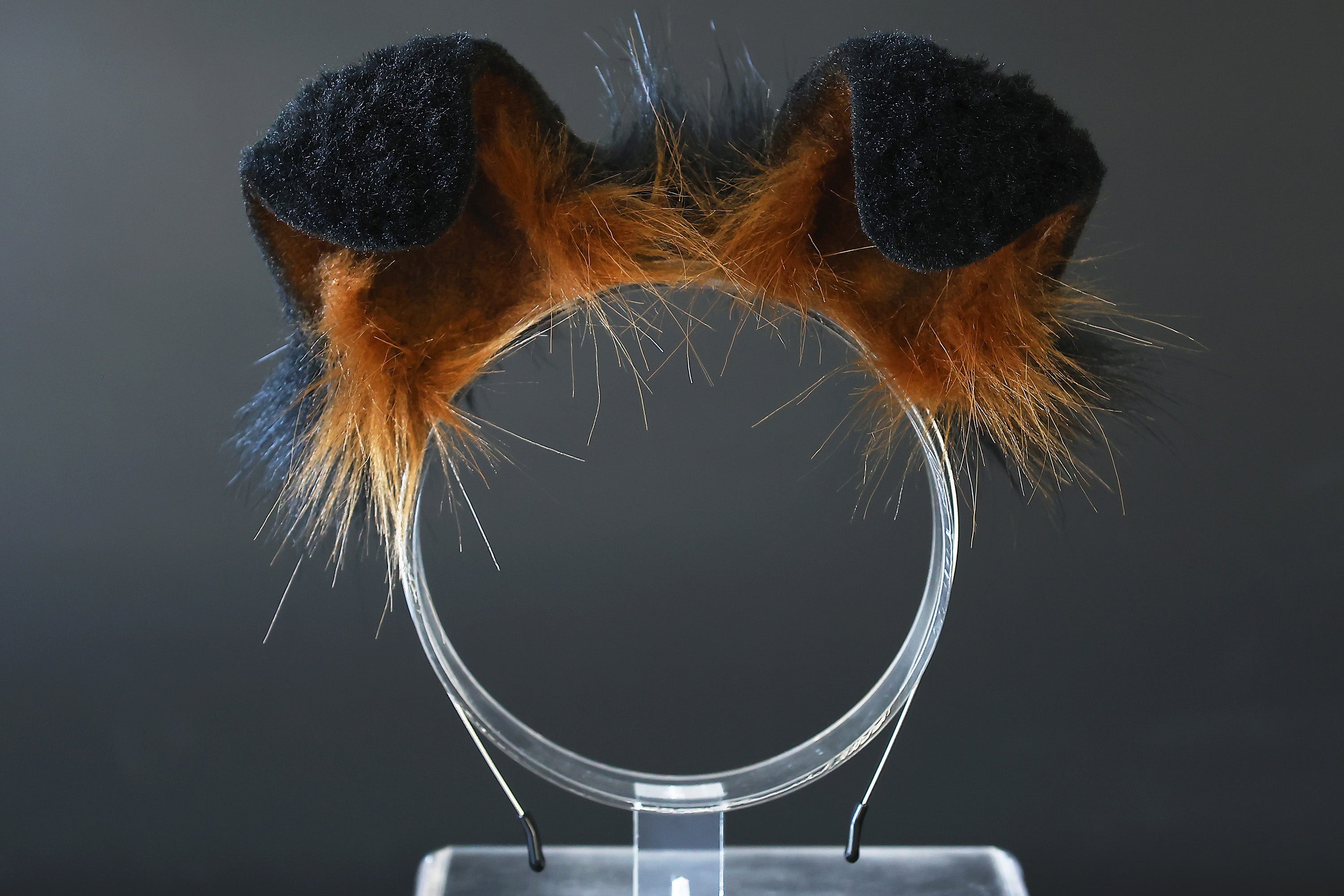 Black brown puppy ear and tail plug set kemonomimi Shepherd dog ear and tail plug set Shiba Inu dog ear and tail butt plug set cosplay petplay puppy play dog therian