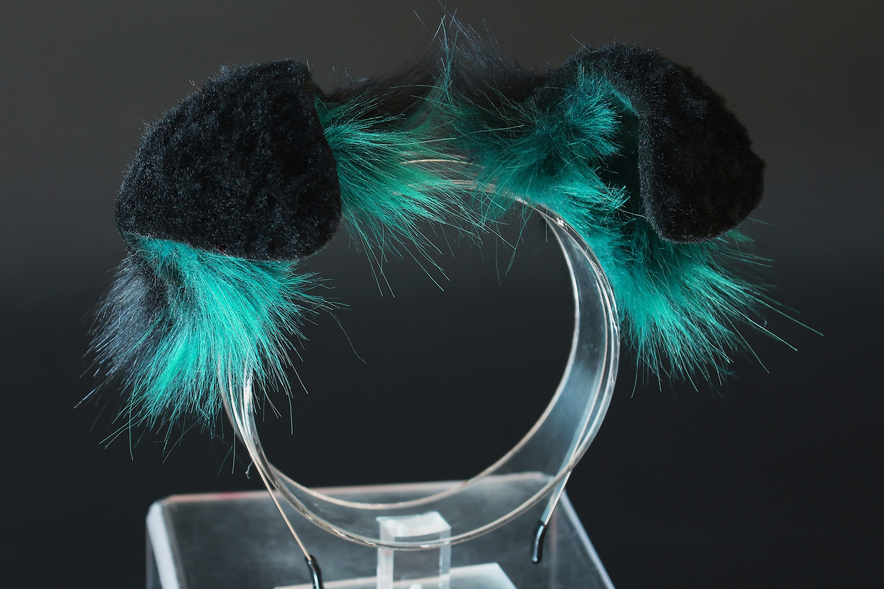 Black green puppy ear and tail plug set kemonomimi Shepherd dog ear and tail plug set Shiba Inu dog ear and tail butt plug set cosplay petplay puppy play dog therian