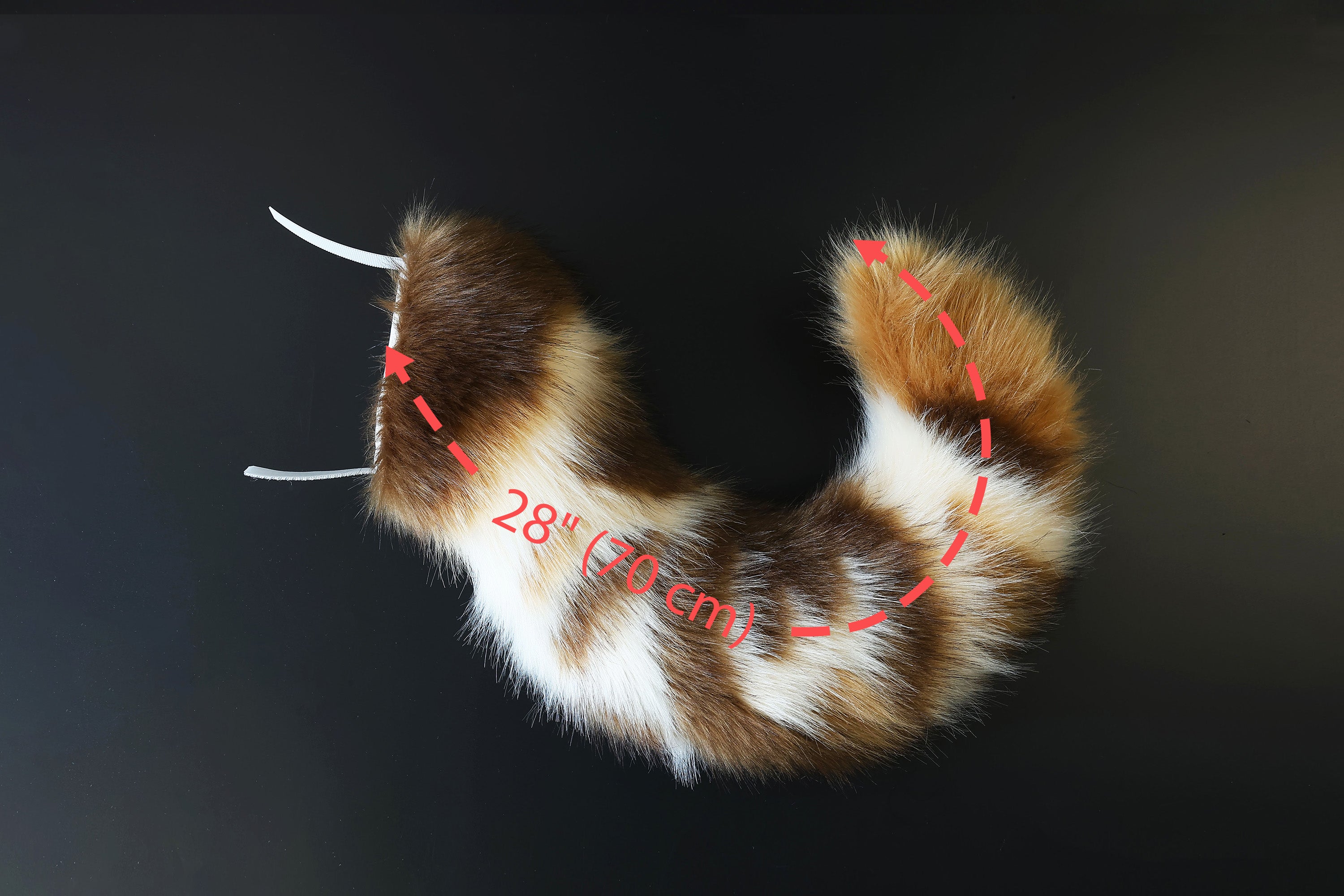 Calico hyper motion tail sleeve for silicone core tail base dog hypermotion tail covers super motion tail covers therian puppy kemonomimi