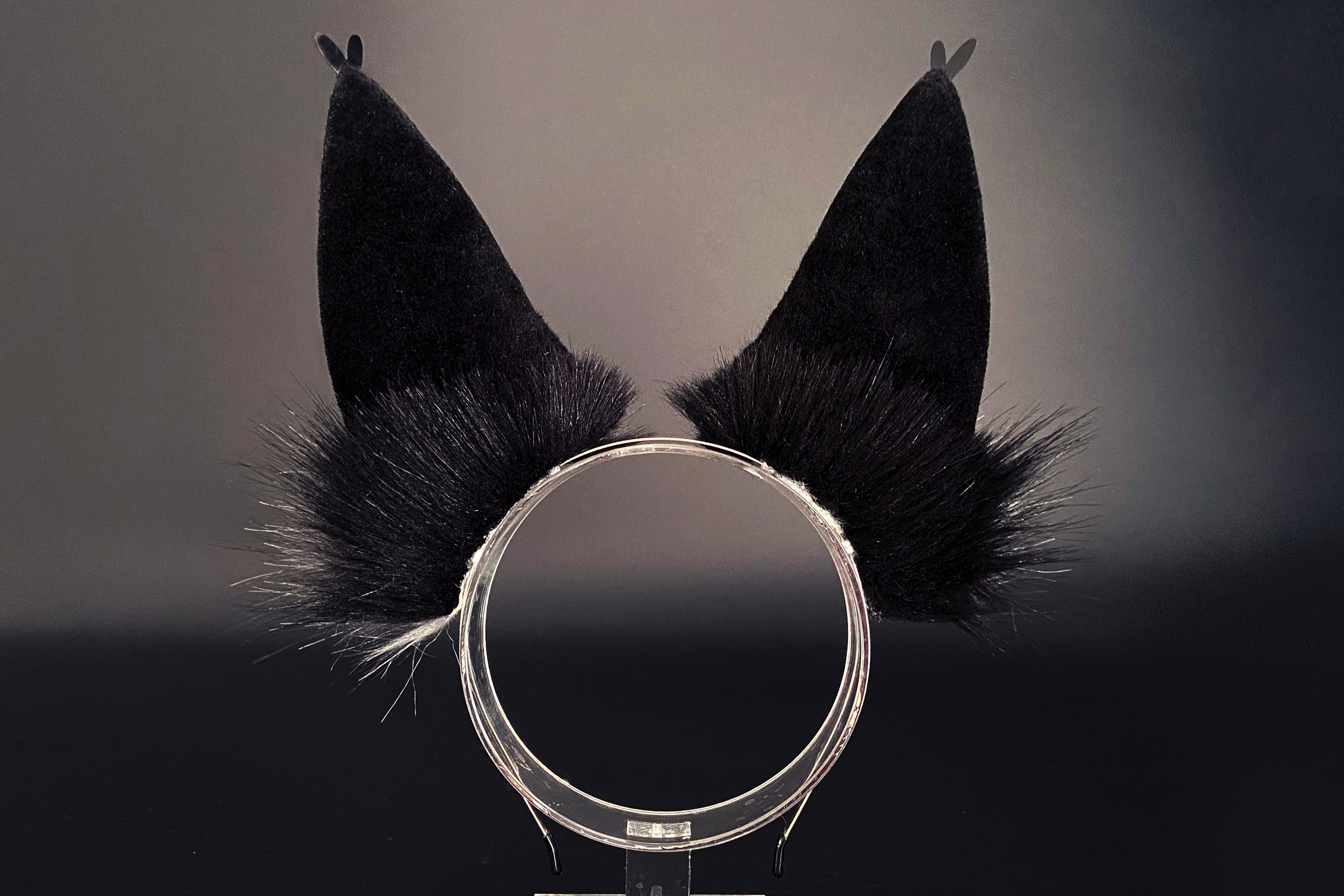 Faux Fur Husk Ears Hazbin Hotel Cosplay Ears - Cosplay Ears Husk cosplay - Hazbin Hotel Husk Ears - Faux Fur Ears