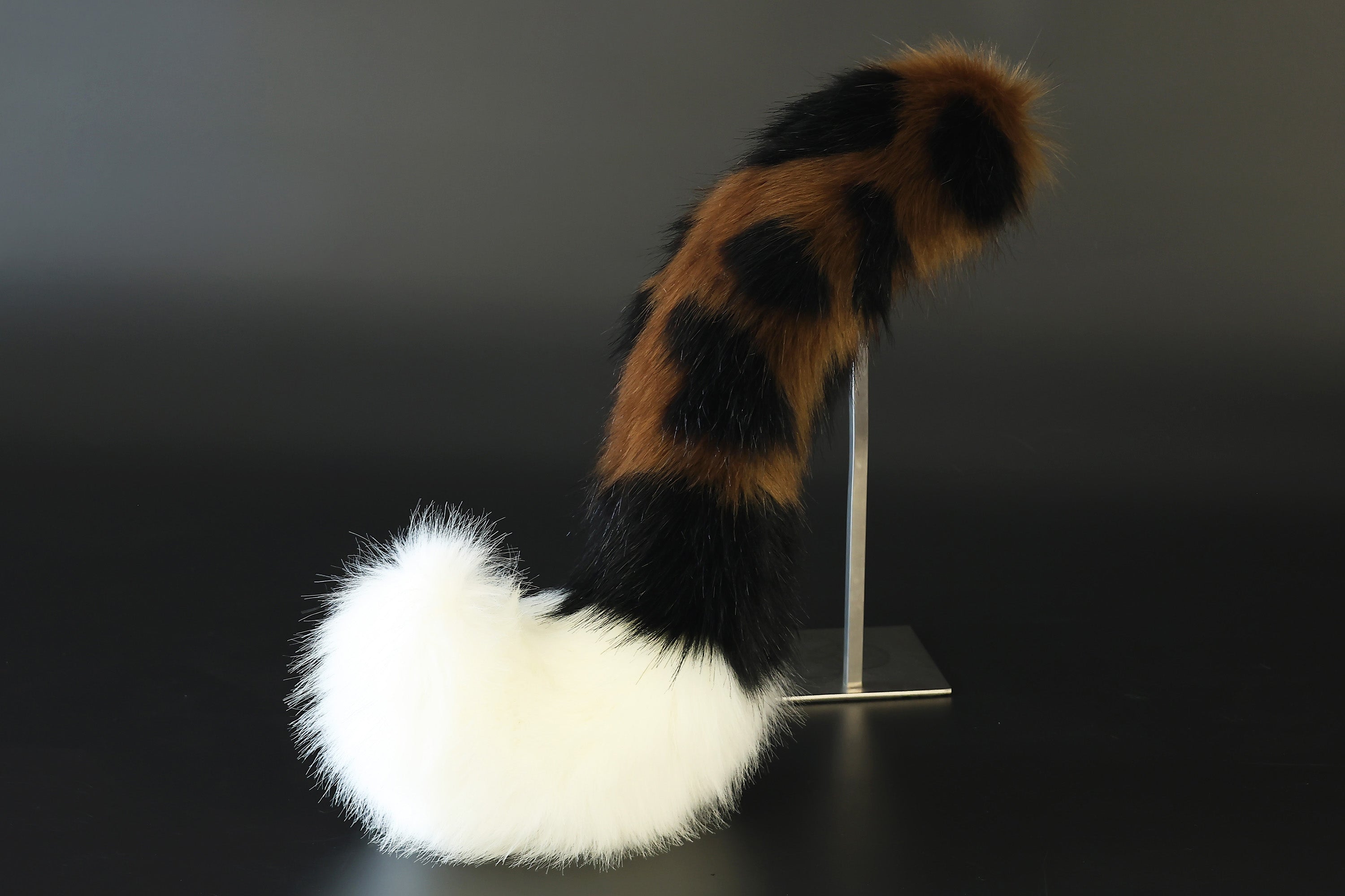 Faux fur ocelot cat ears and tail brown leopard cat tail and ears wildcat  tail and ear therian anime cosplay kitten ear and tail kemonomimi