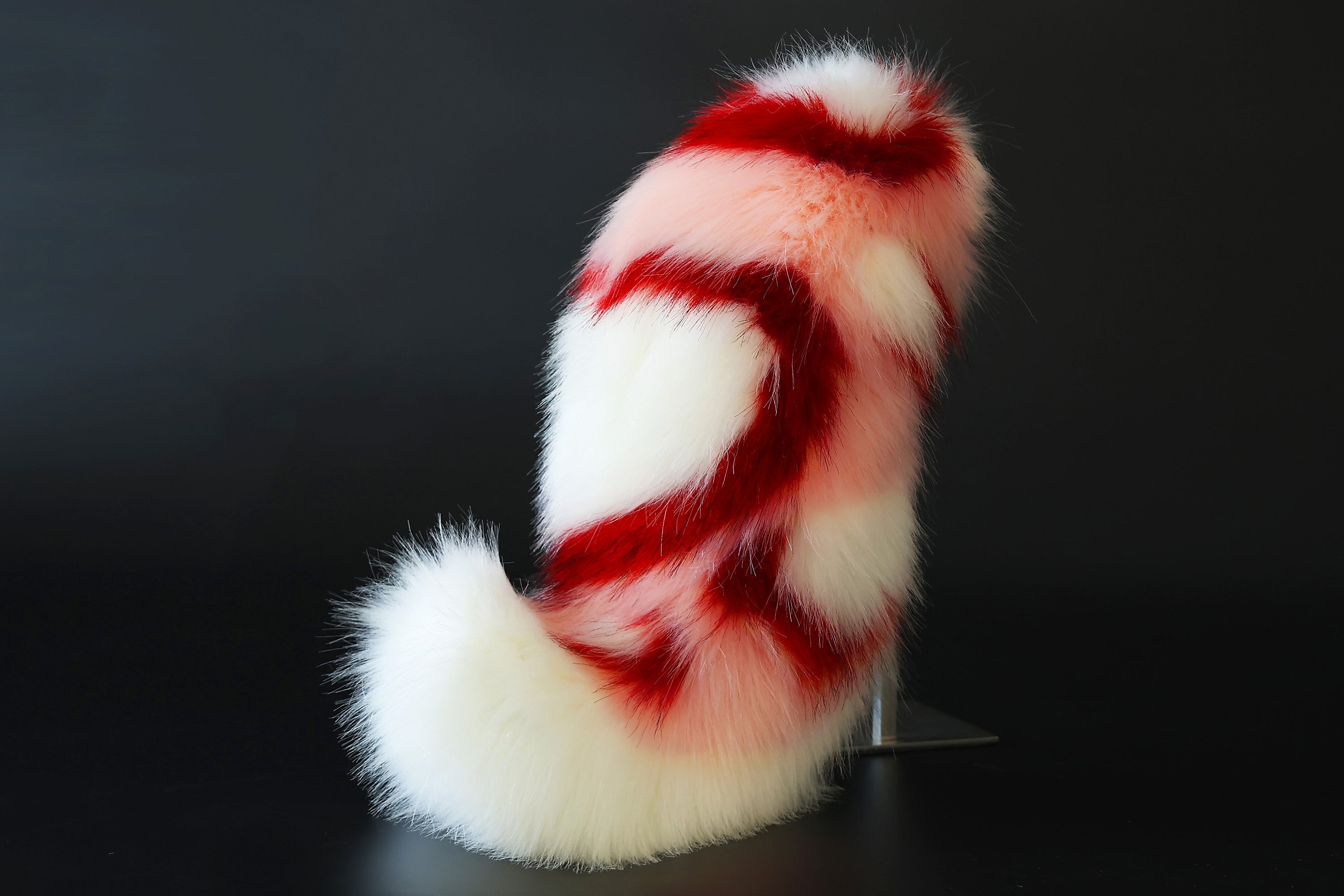 Fluffy faux fur cat ear and tail butt plug kitten ears and tail kittenplay anime cosplay kitty ear and tail short kitten tail kemonomimi cat therian