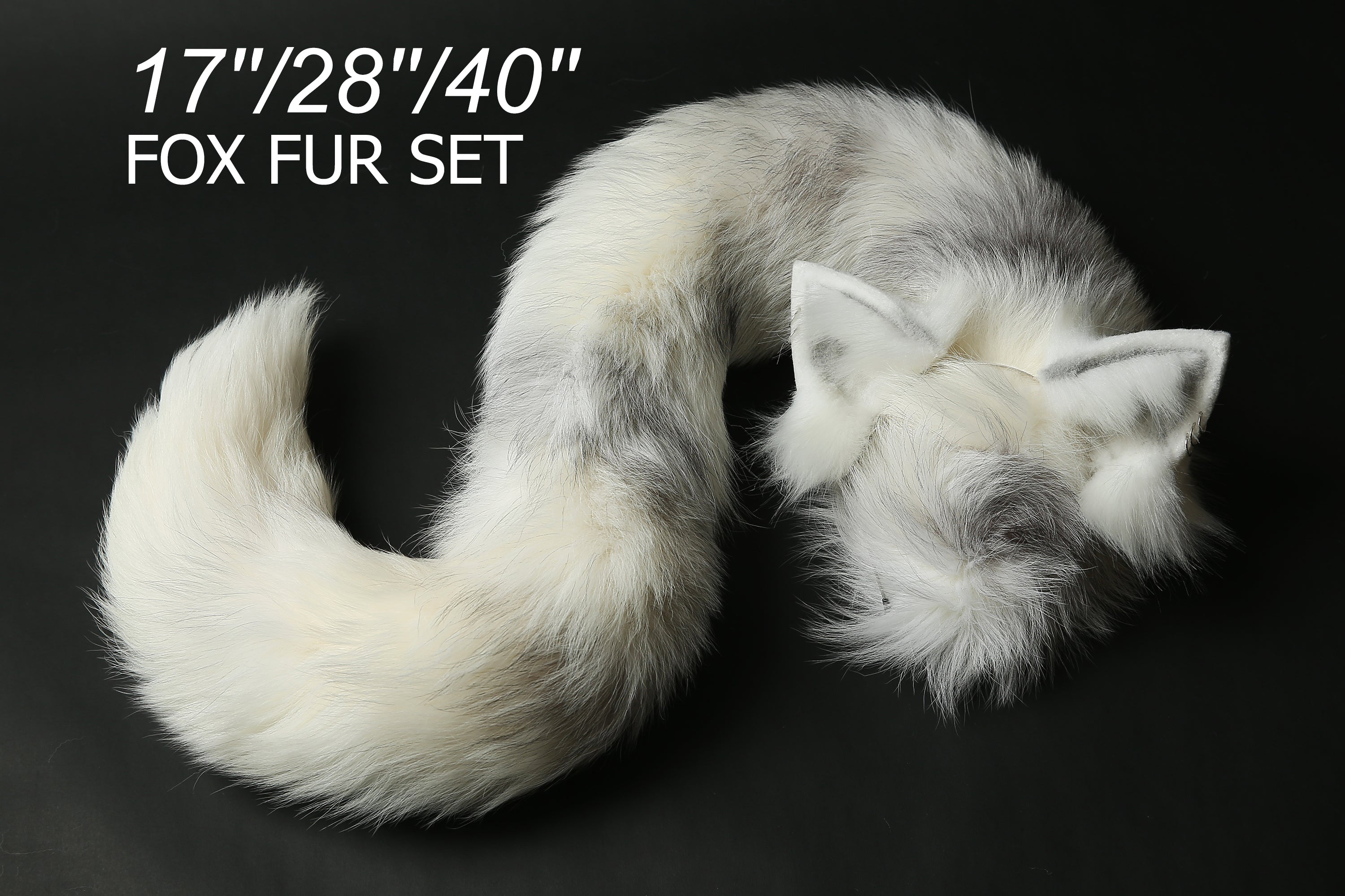 Fox tail plug and ear set - fox ear and tail buttplug - wolf tail butt Aliriga Fox tail plug and ear set - fox ear and tail buttplug - wolf tail butt Aliriga