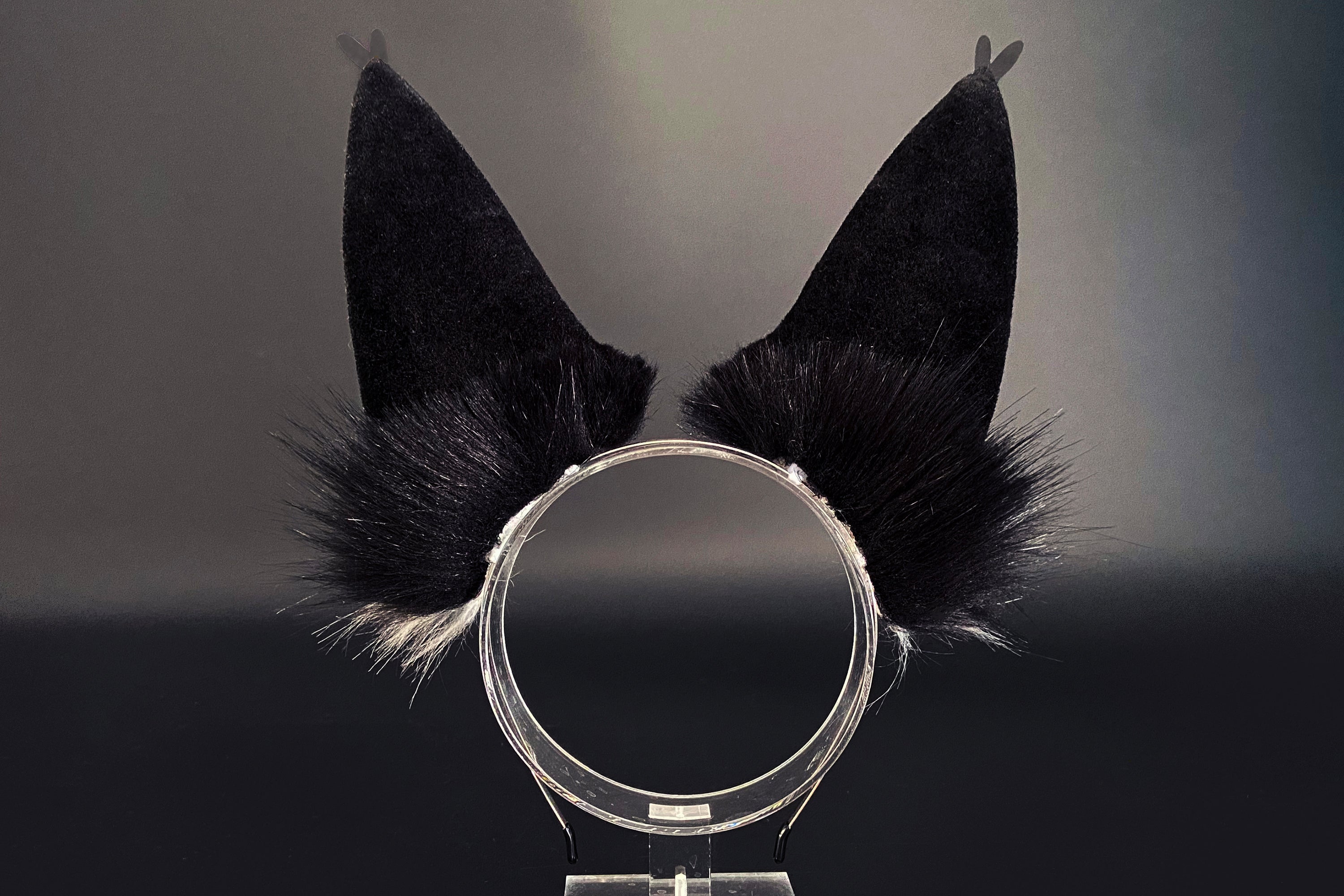 Faux Fur Husk Ears Hazbin Hotel Cosplay Ears - Cosplay Ears Husk cosplay - Hazbin Hotel Husk Ears - Faux Fur Ears