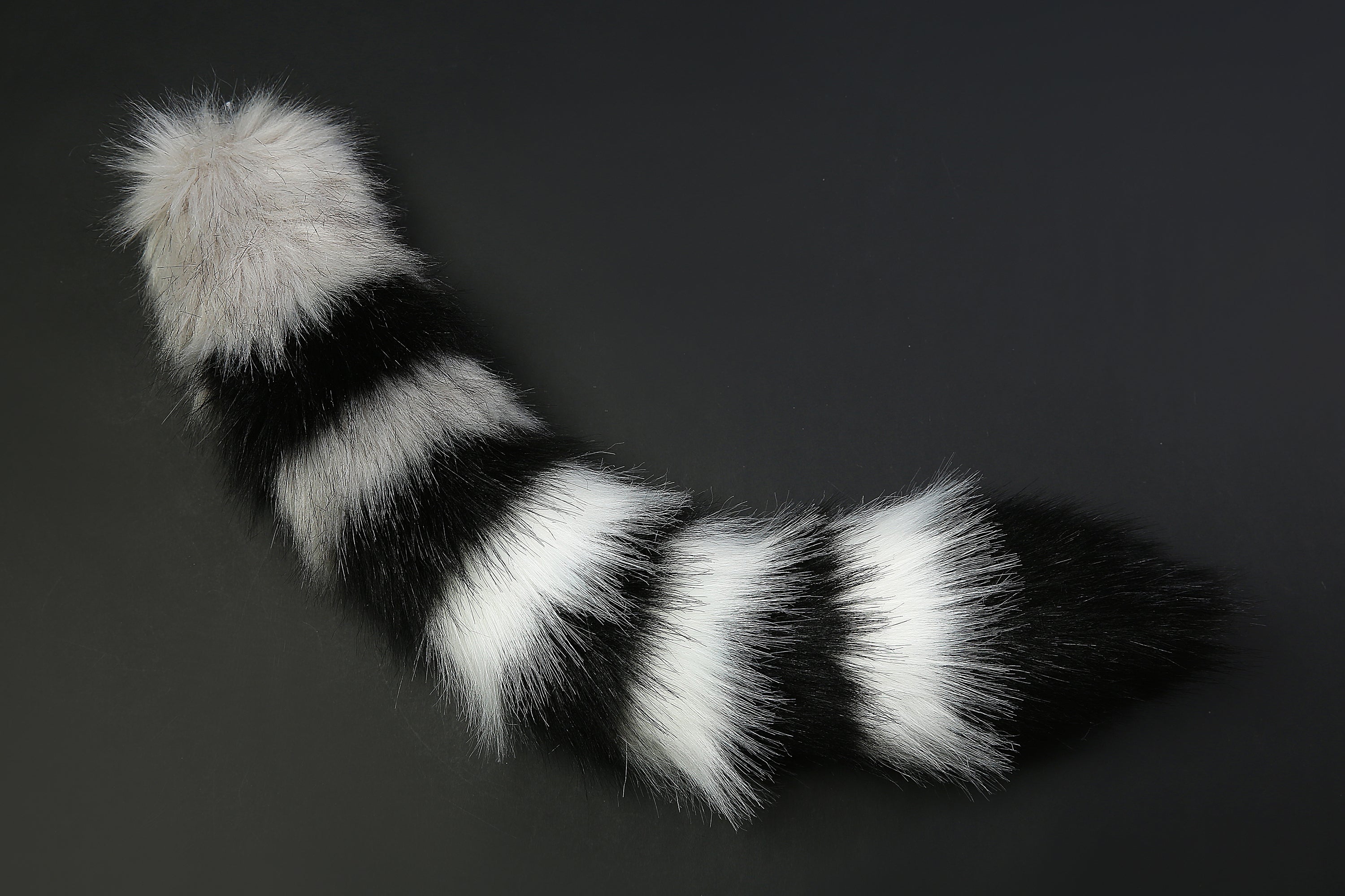 faux fur raccoon ear and tail plug set raccoons ear and tail plug set petplay ear and tail butt plug stripe tail butt plug cosplay mature