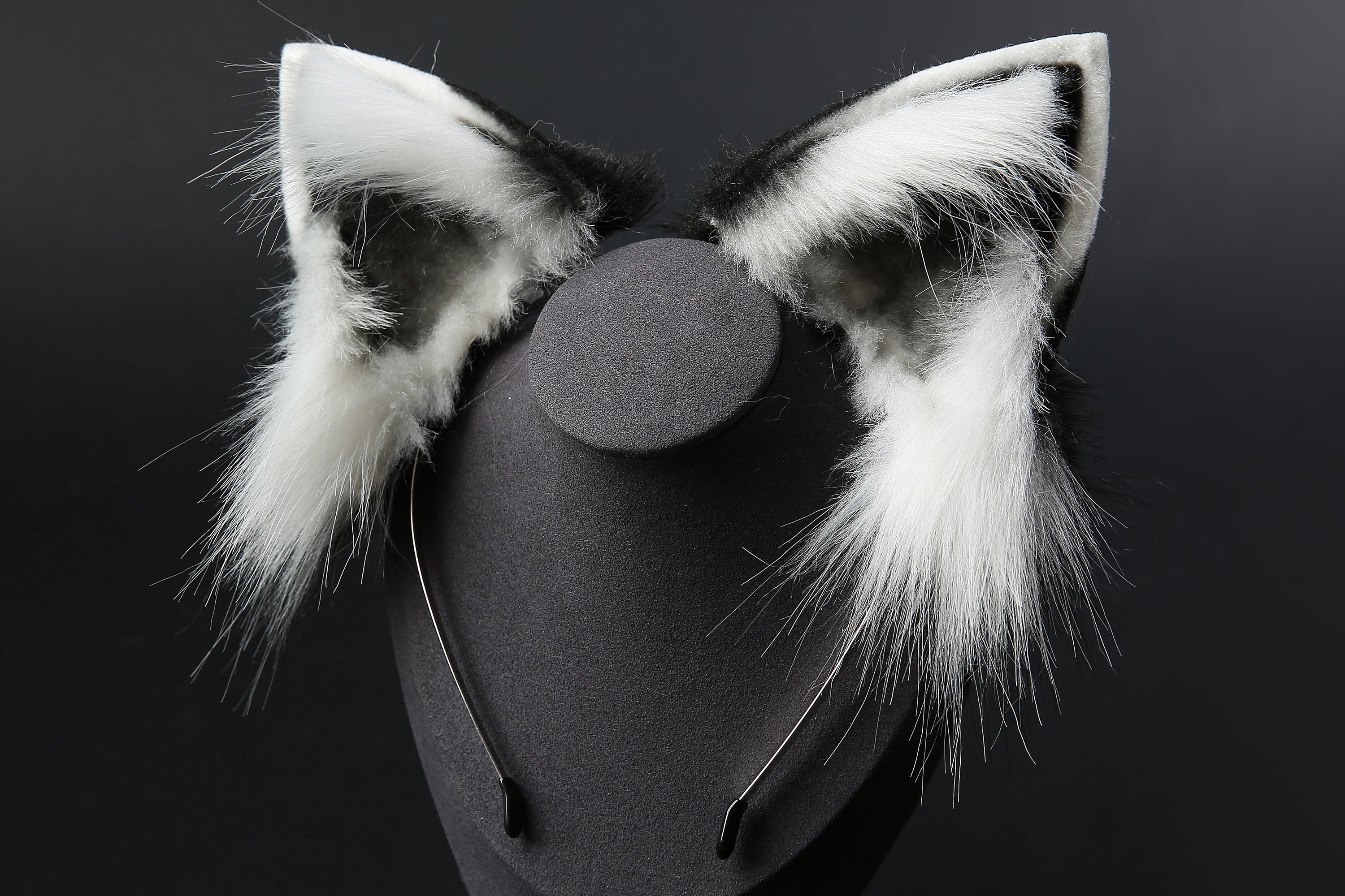 faux fur fox ear and tail plug set wolf ear and tail plug set petplay ear and tail butt plug cat ear and tail cosplay - kittenplay -mature