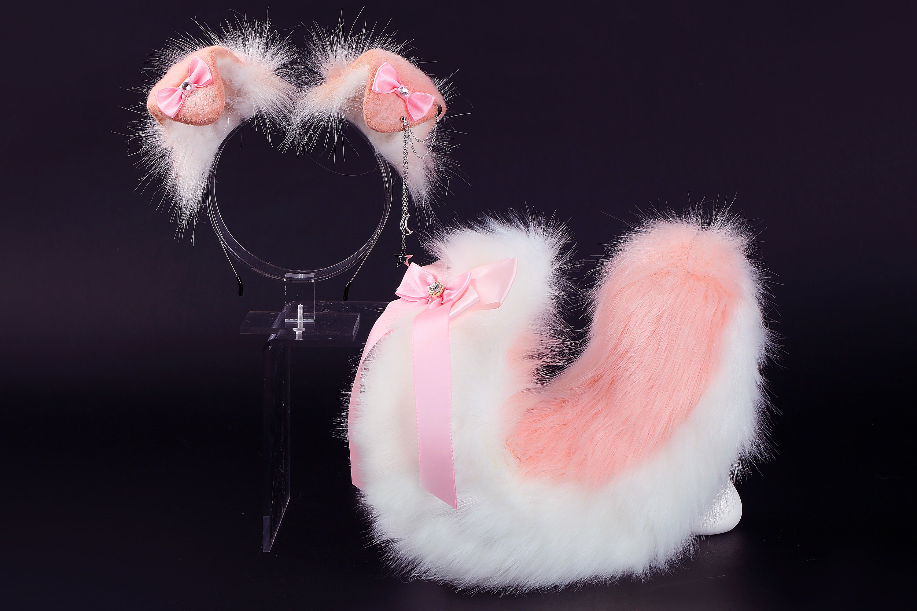 Pink puppy ear and tail set Shepherd dog ear and tail plug set Shiba I Aliriga Pink puppy ear and tail set Shepherd dog ear and tail plug set Shiba I Aliriga