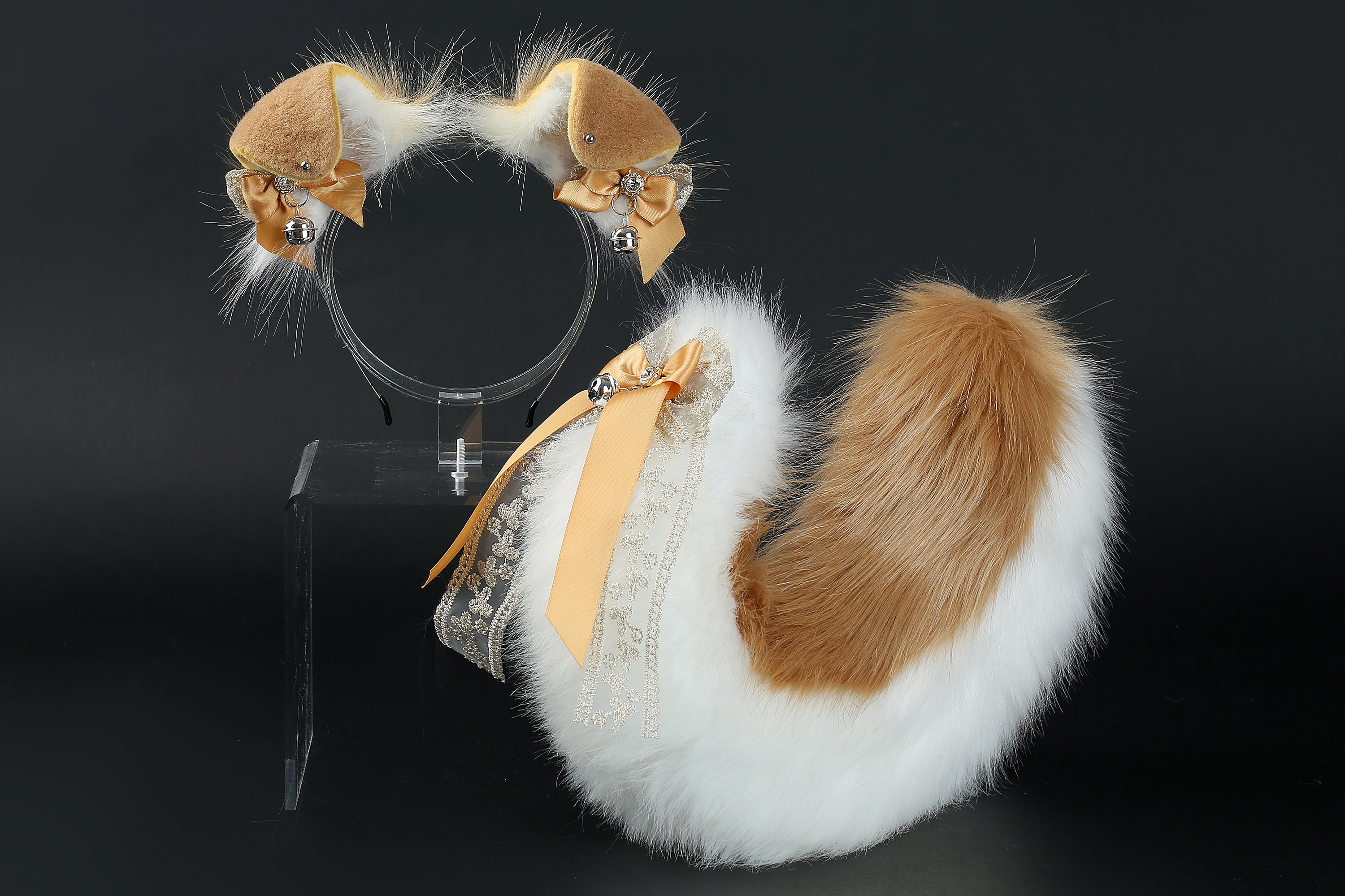 blonde puppy ear and tail set Shepherd dog ear and tail plug set Shiba Aliriga blonde puppy ear and tail set Shepherd dog ear and tail plug set Shiba Aliriga