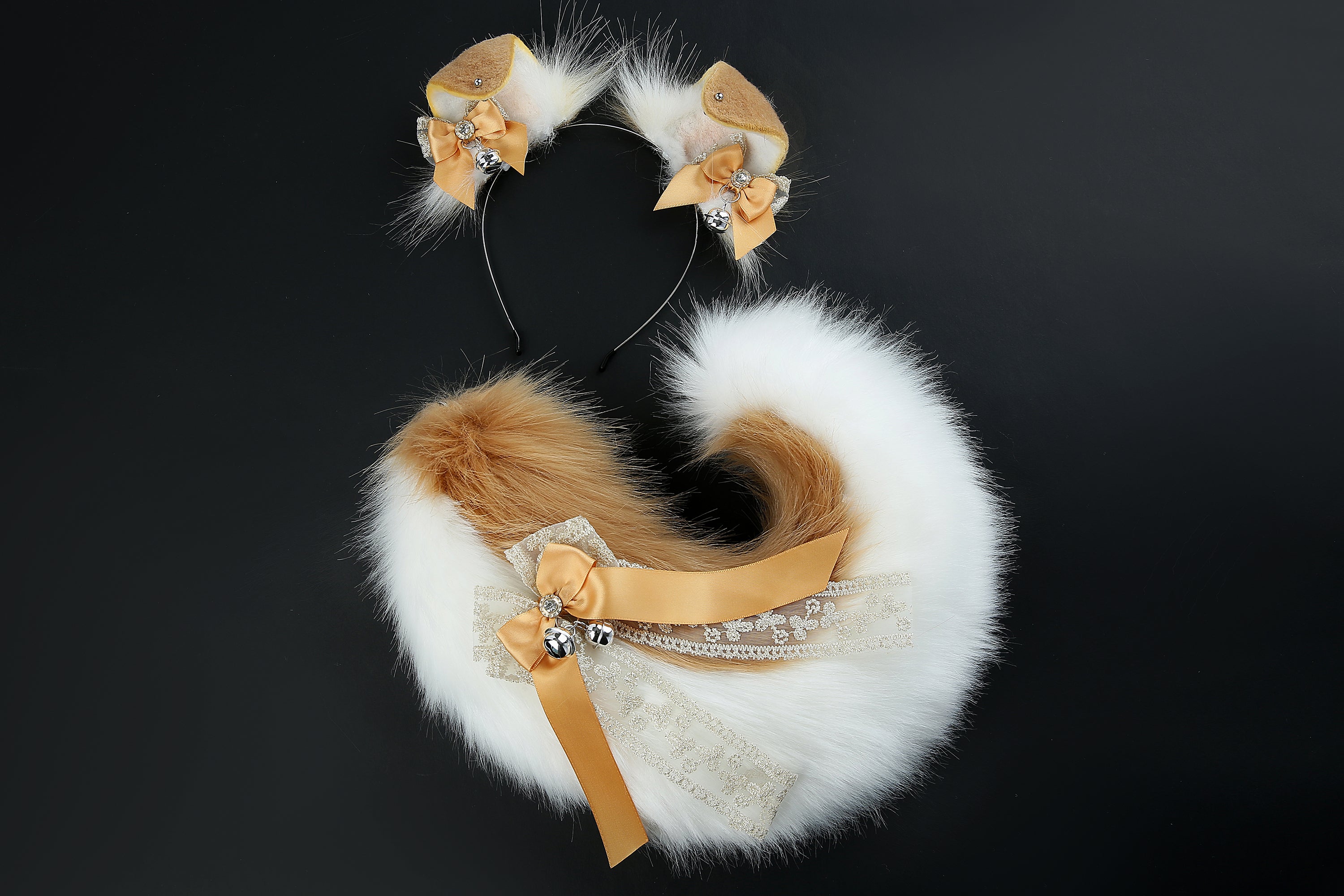 blonde puppy ear and tail set Shepherd dog ear and tail plug set Shiba Aliriga blonde puppy ear and tail set Shepherd dog ear and tail plug set Shiba Aliriga