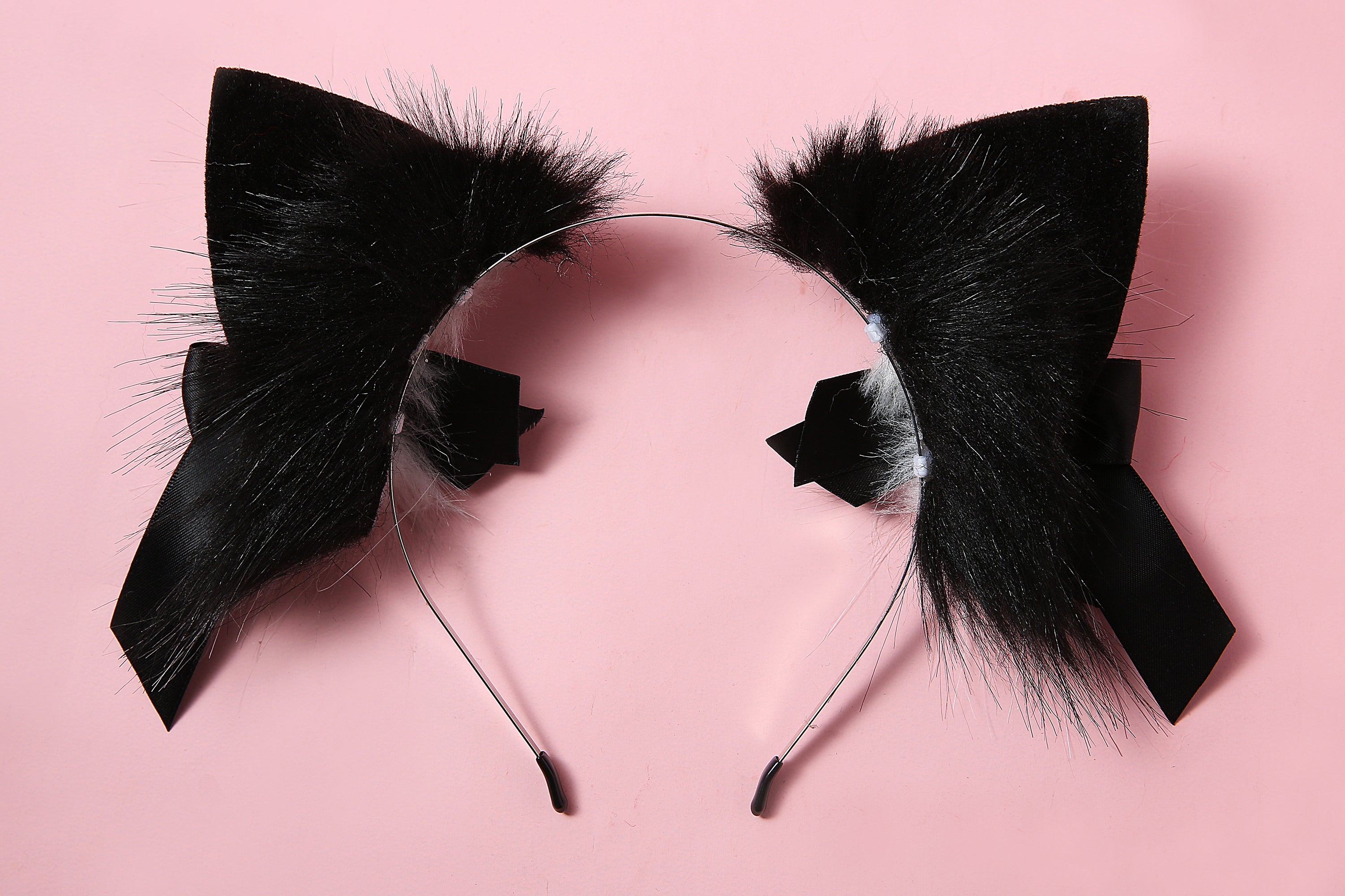 Kitten ear and tail set cat ear headband and tail