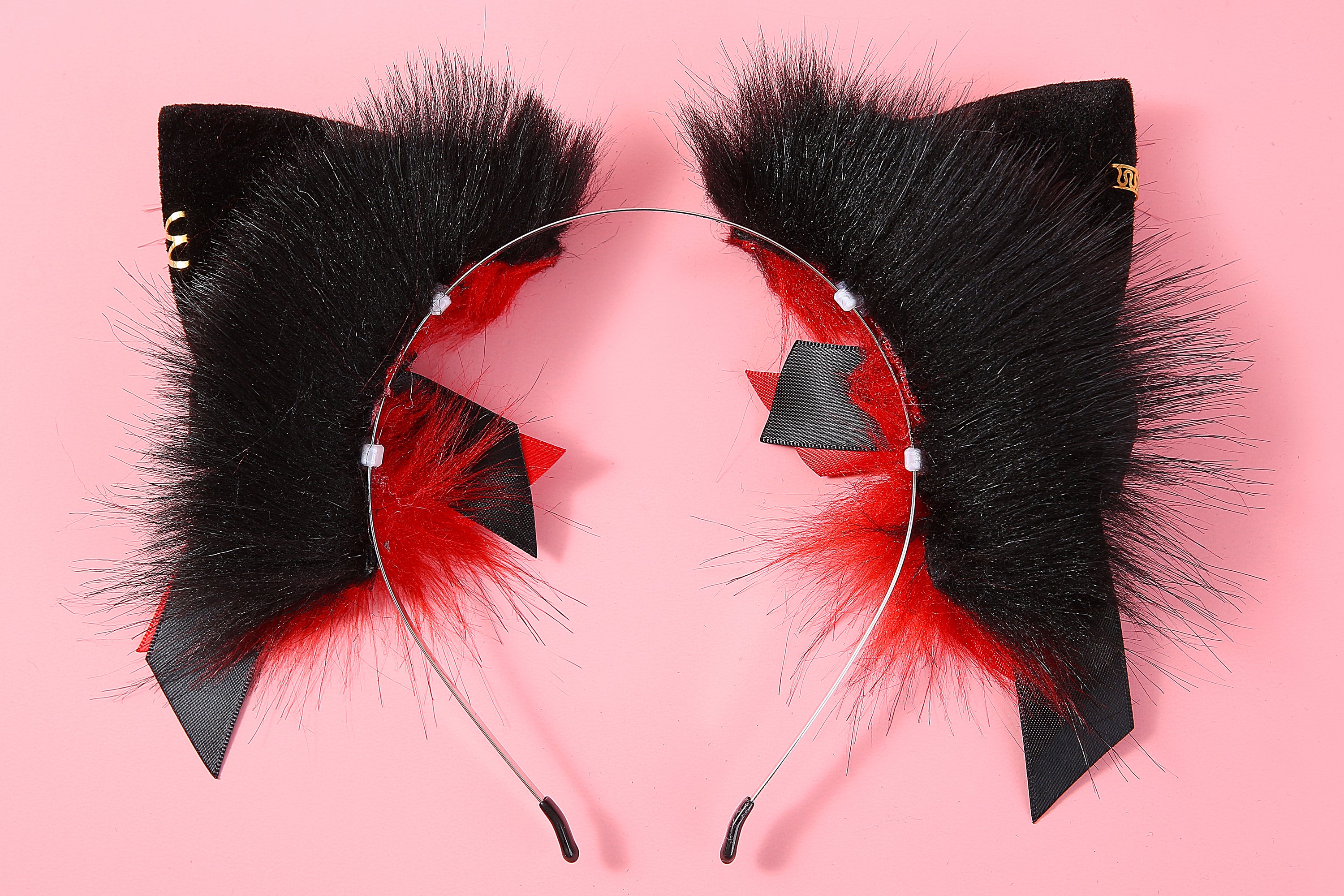 Kitten ear and tail set cat ear headband and tail