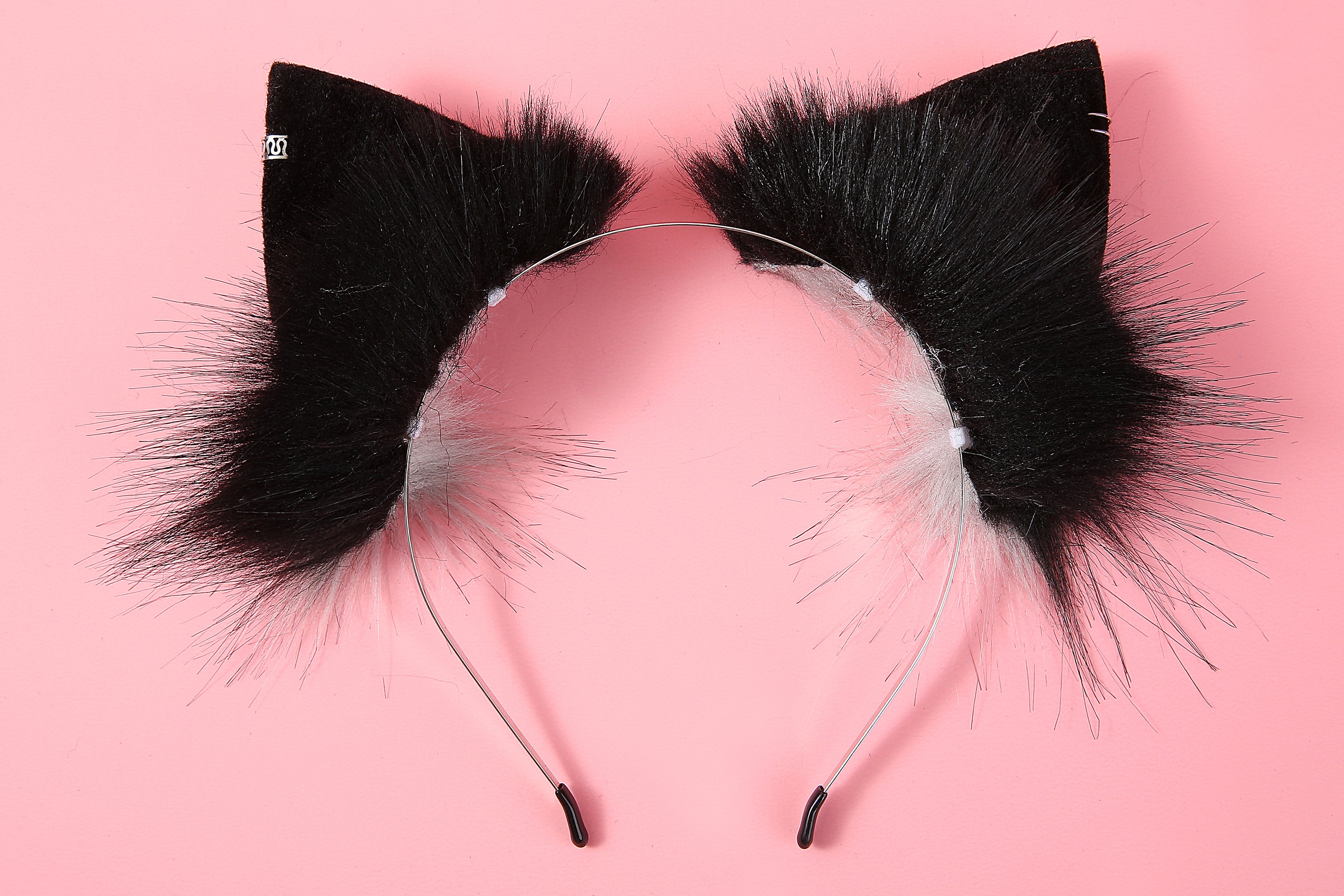 Cat ear headband and tail set kitten ear and tail