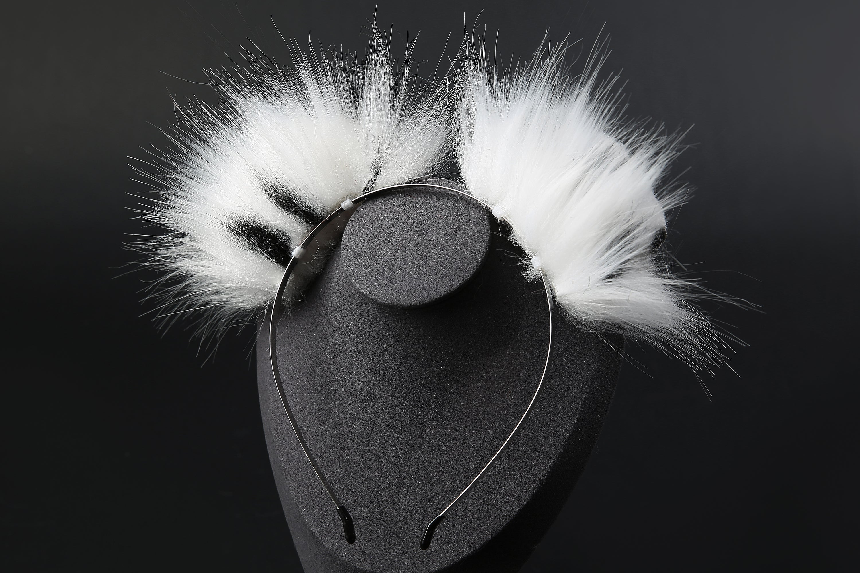 faux fur raccoon ear and tail plug set raccoons ear and tail plug set petplay ear and tail butt plug stripe tail butt plug cosplay mature