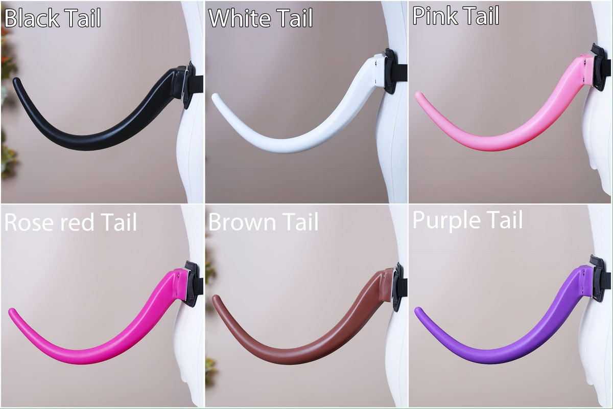 Hypermotion tail silicone core with secure leather holster hyper motion tail wagging tail kemonomimi therian silicone core tail supermotion