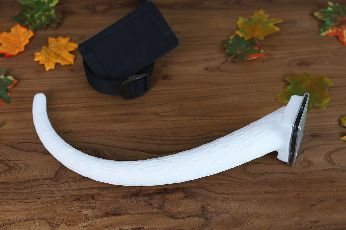 Hypermotion tail silicone core with secure leather holster hyper motion tail wagging tail kemonomimi therian silicone core tail supermotion