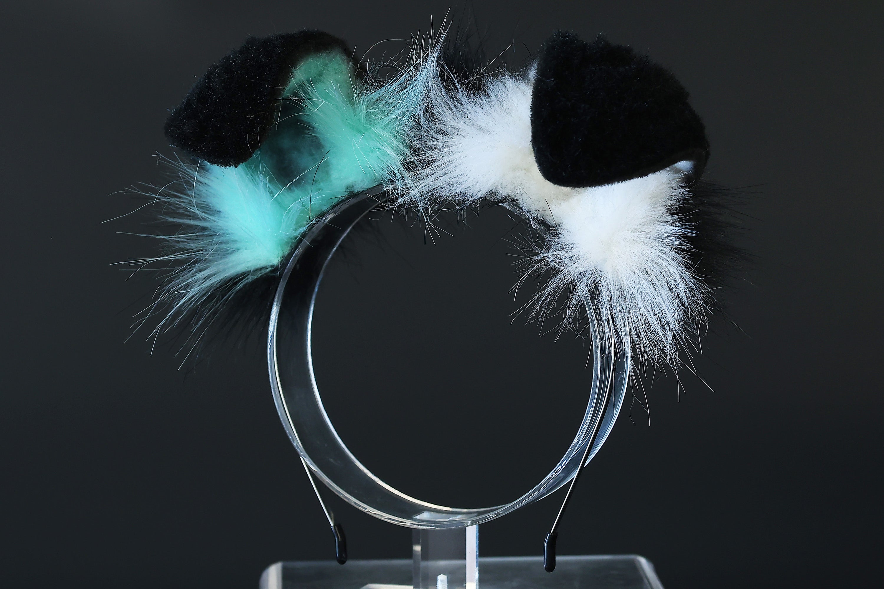 Lake blue faux fur shepherd dog tail and ear Splicing Shiba Inu dog ear and tail anime cosplay therian puppy ear tail butt plug dog girl kemonomimi puppy furry