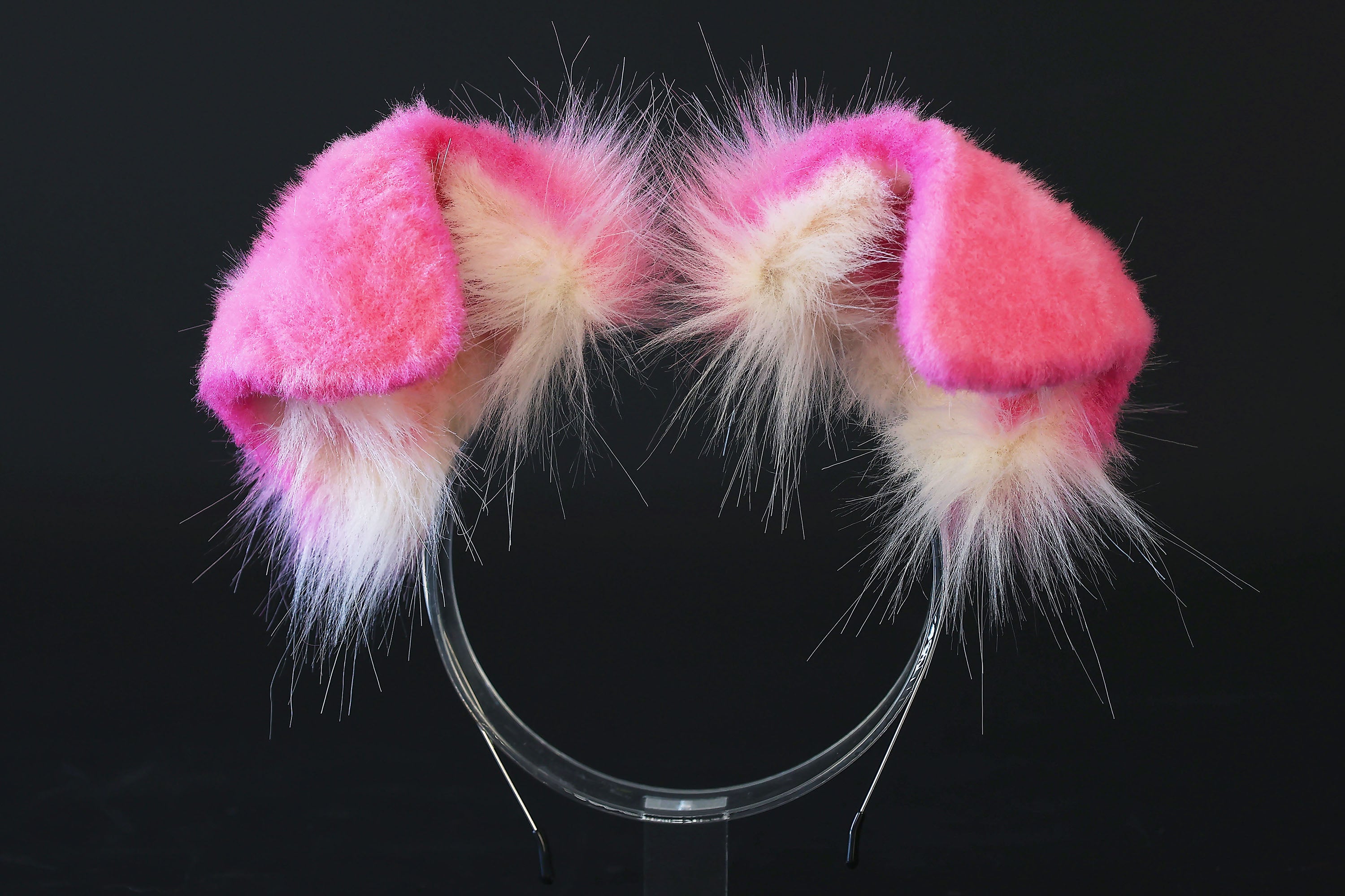 Pink beige puppy ear and tail plug set kemonomimi Shepherd dog ear and tail plug set Shiba Inu dog ear and tail butt plug set cosplay petplay puppy play