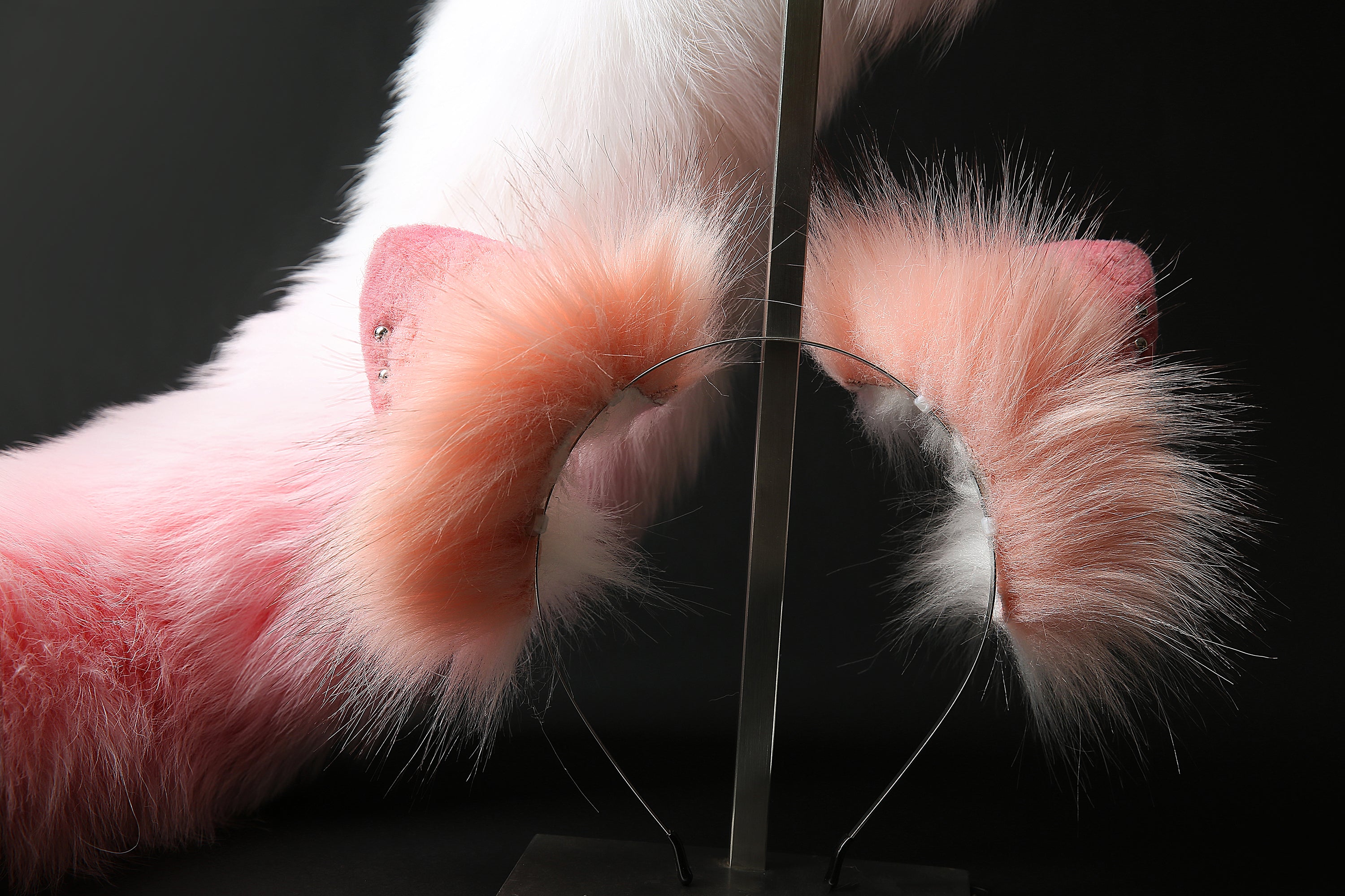 Fox tail plug and ear set - fox ear and tail buttplug - wolf tail butt plug - anal plug tail cat ear anime cosplay - Christmas gift -mature