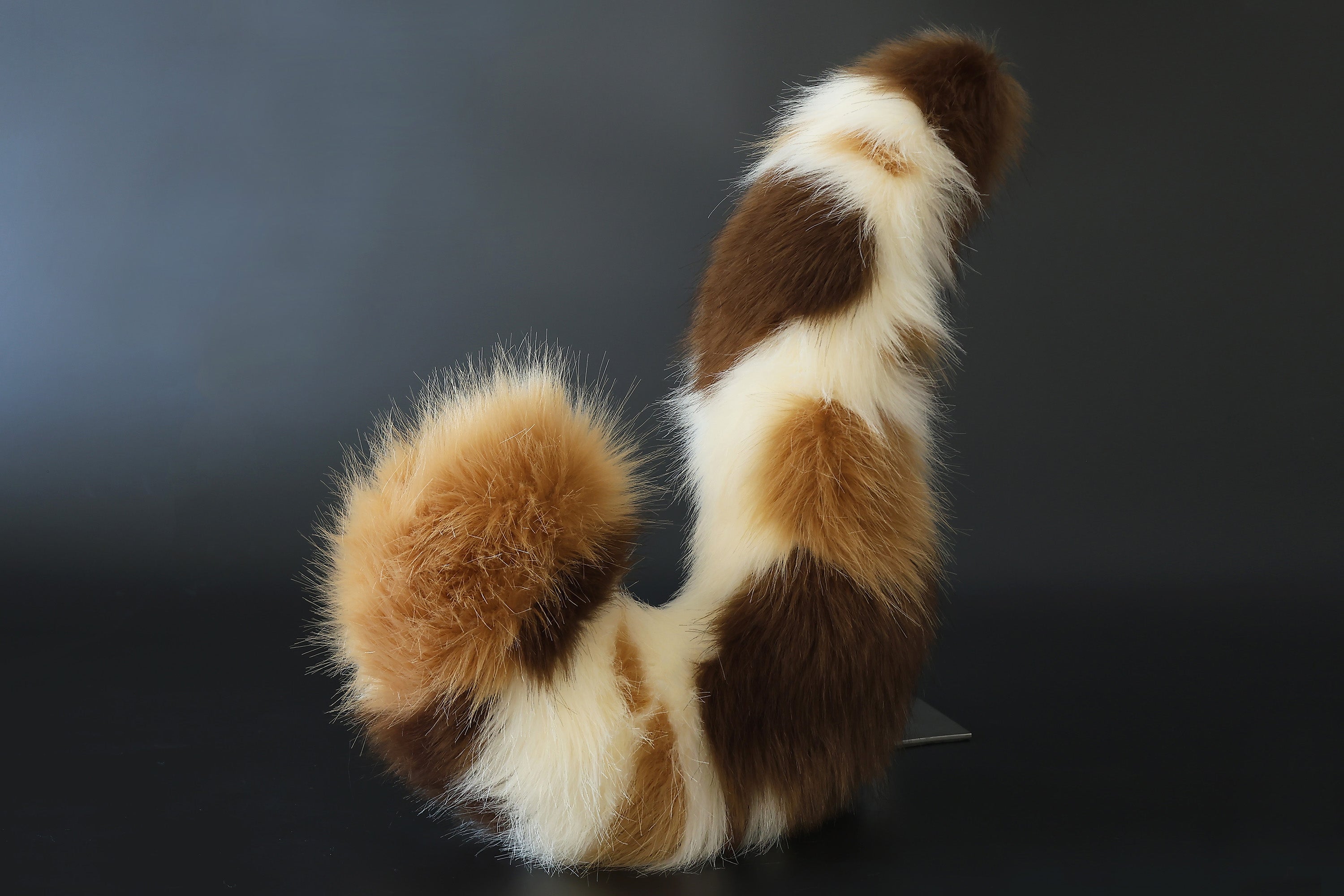 Realistic calico faux fur cat tail and ear kemonomimi kitten ear and tail butt plug anime cosplay therian puppy ear and tail dog ears and tail furry
