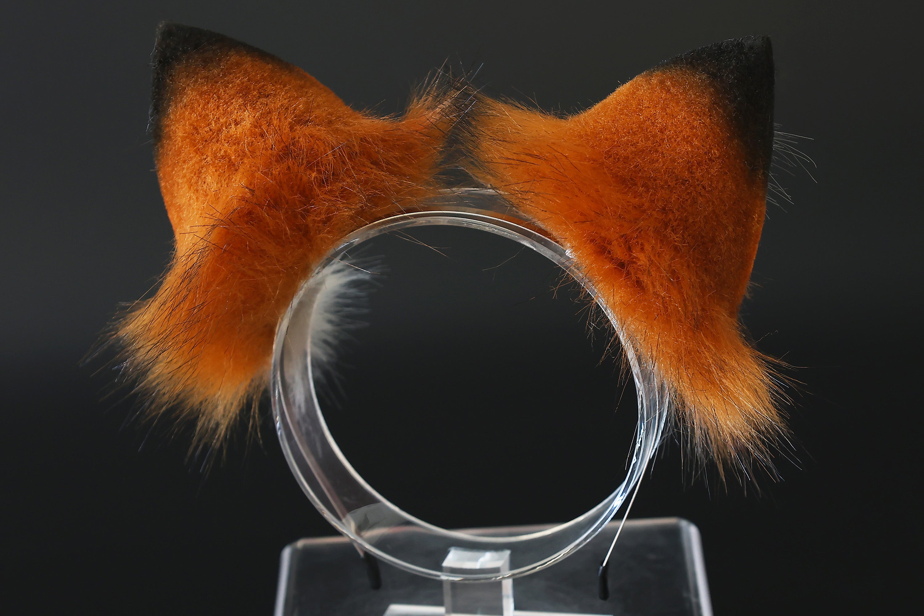 Realistic faux fur fox tail and ear set splicing wolf ear and tail anime cosplay therian cat ear and tail butt plug kitten kemonomimi halloween gifts