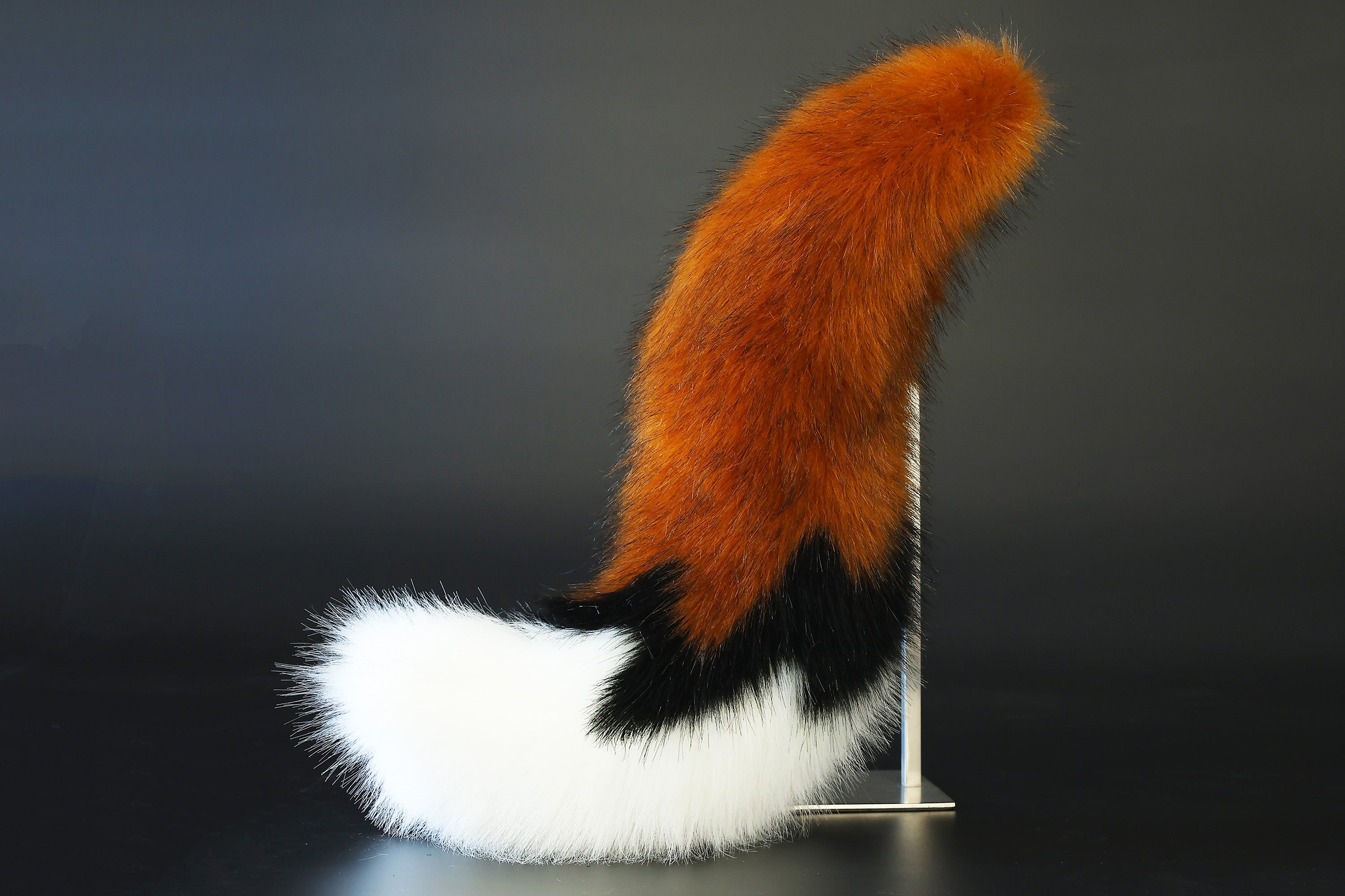 Realistic faux fur fox tail and ear set splicing wolf ear and tail butt plug anime cosplay therian cat ear and tail kitten tail and ears kemonomimi