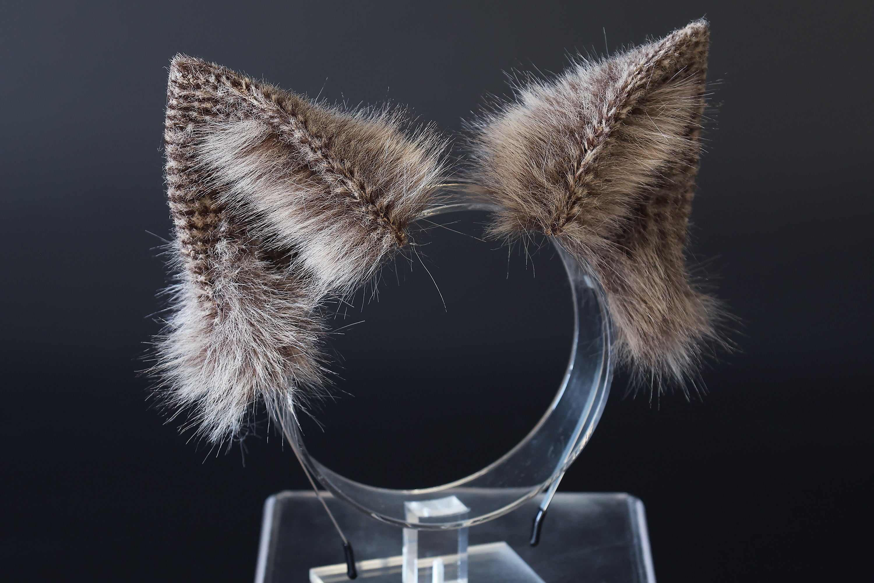 Realistic faux fur fox tail plug and ear set wolf ear and tail anime cosplay therian cat ear and tail kitten ears and tail kemonomimi furry ears