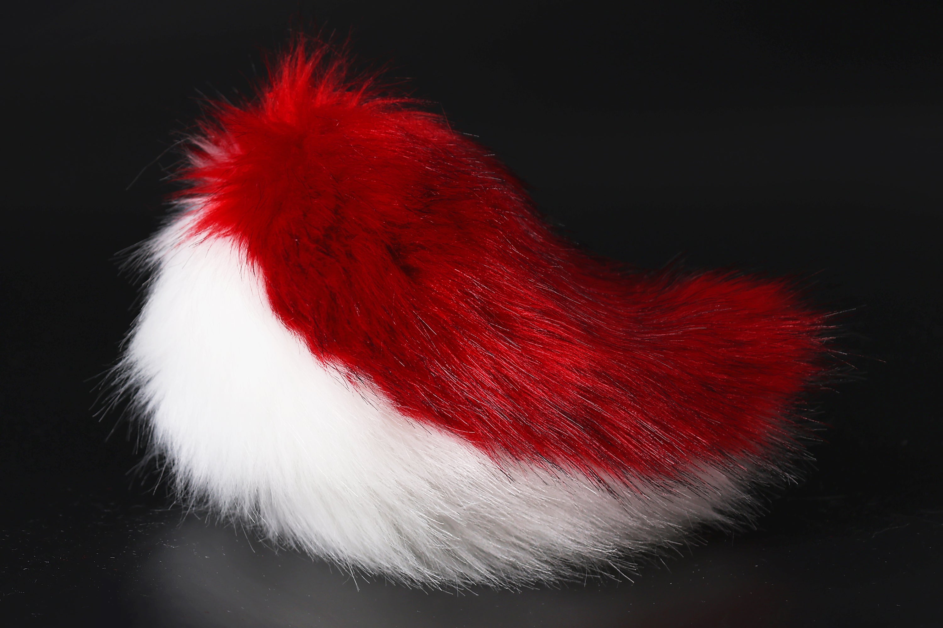 Red white soft lop bunny ear and tail cosplay realistic faux fur long floppy bunny ears headband rabbit ears tail set bunny kemonomimi