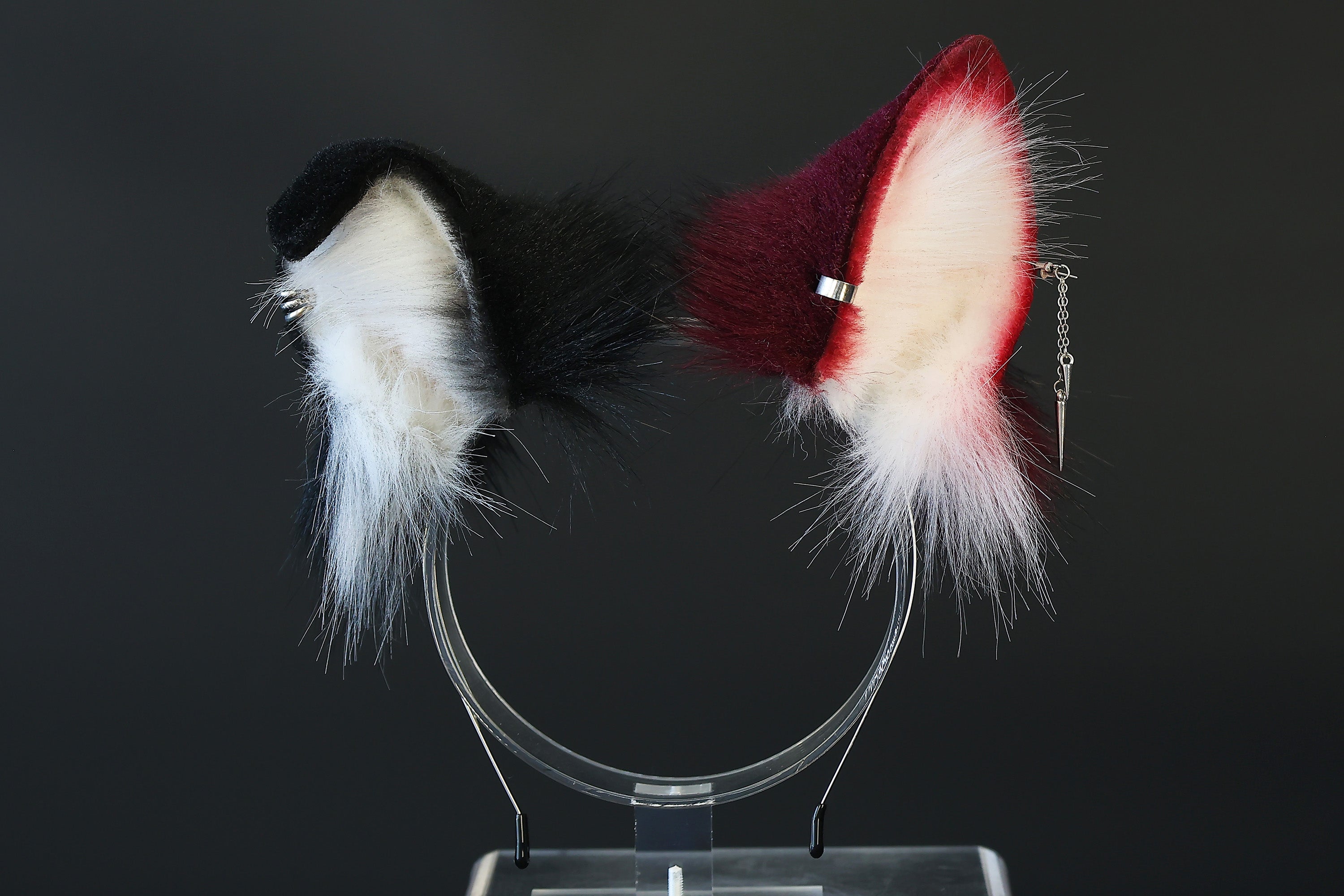 Win red puppy ear and tail plug set kemonomimi Shepherd dog ear and tail plug set Shiba Inu dog ear and tail butt plug set cosplay petplay puppy play dog therian