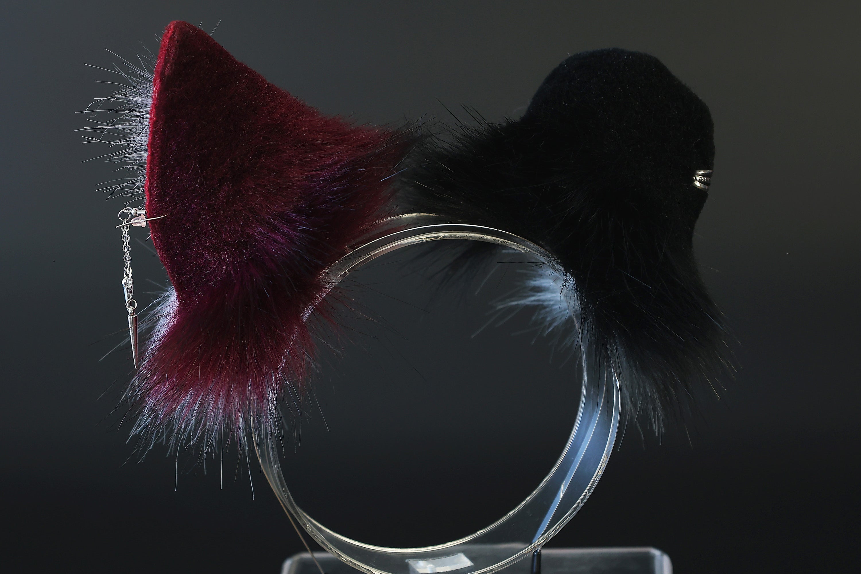 Win red puppy ear and tail plug set kemonomimi Shepherd dog ear and tail plug set Shiba Inu dog ear and tail butt plug set cosplay petplay puppy play dog therian