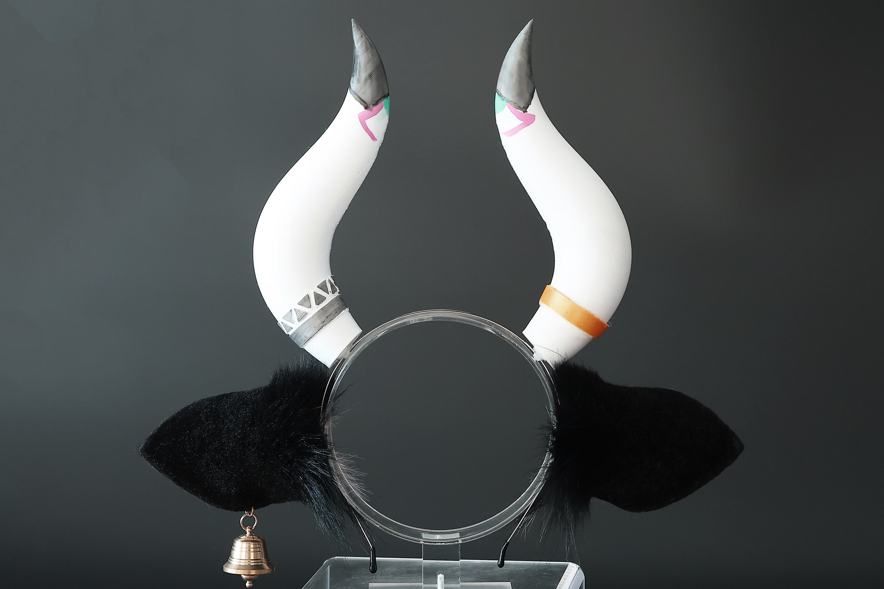 Varesa Genshin Impact Cosplay Ear And Tail Pink Genshin Impact Varesa Cosplay Costume Ears And Tail Anime Girl Kemonomimi Cow Ear And Tail Butt Plug